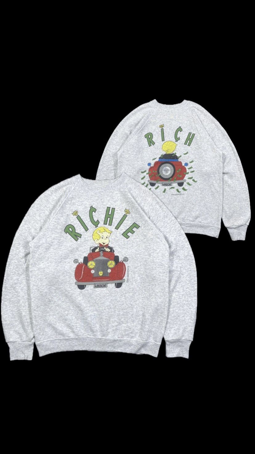 Vintage Vintage Harvey Comics RICHIE RICH sweatshirts Size US L / EU 52-54 / 3 - 1 Thumbnail