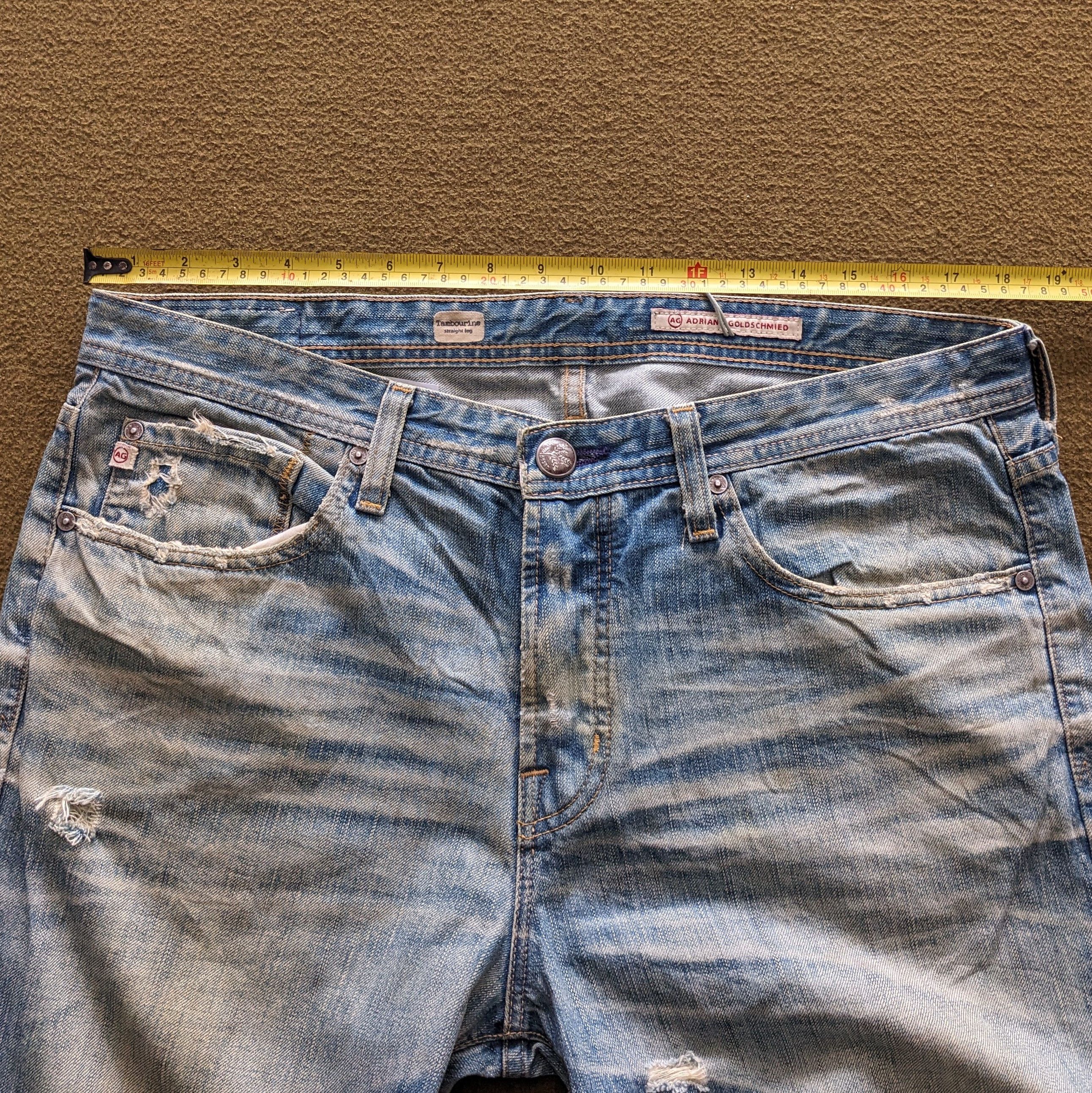 Vintage Vintage ADRIANO GOLDSCHMIED Italian Fashion Designer Jeans Size US 36 / EU 52 - 7 Thumbnail