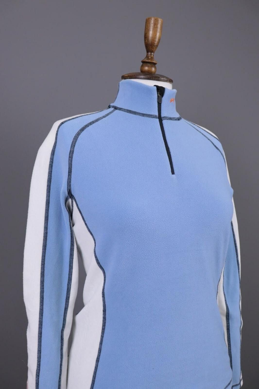 KJUS Kjus Blue Collorblock High Neck Activewear Sweater Size M Size M / US 6-8 / IT 42-44 - 6 Thumbnail