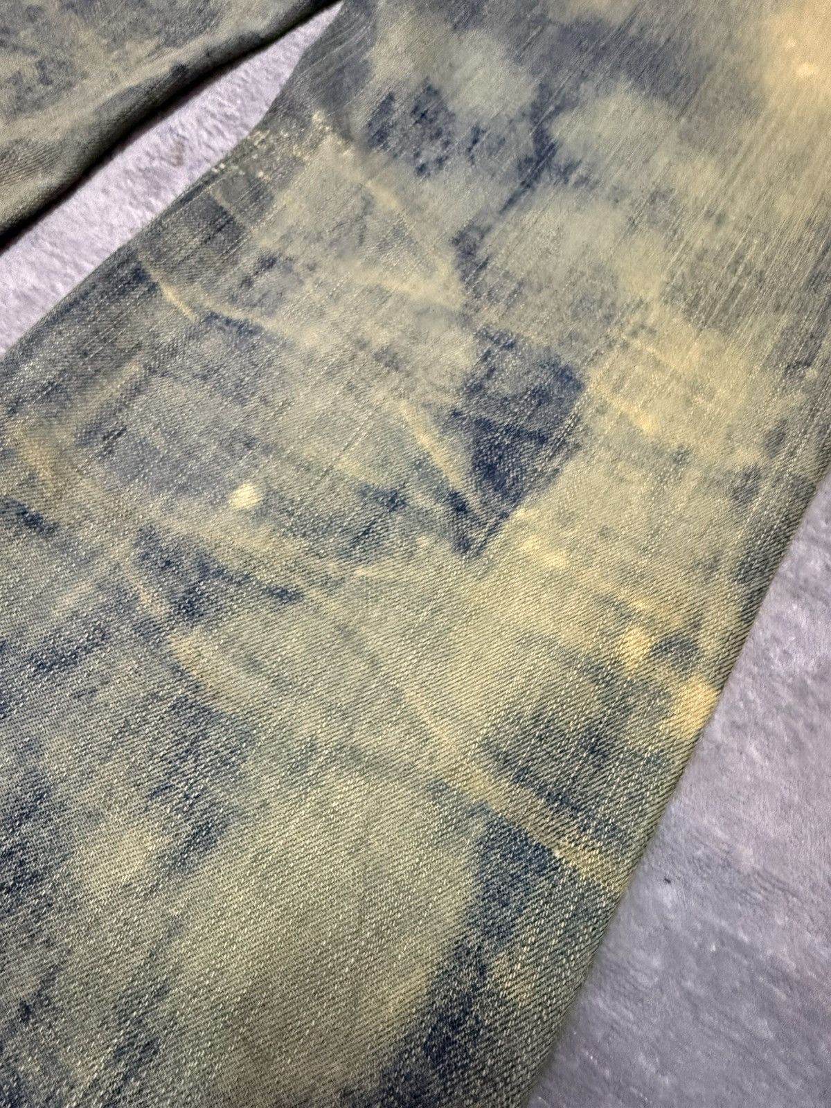 Hysteric Glamour Standard Number Japan Acid Mud Wash Straight Jeans Size US 30 / EU 46 - 15 Thumbnail