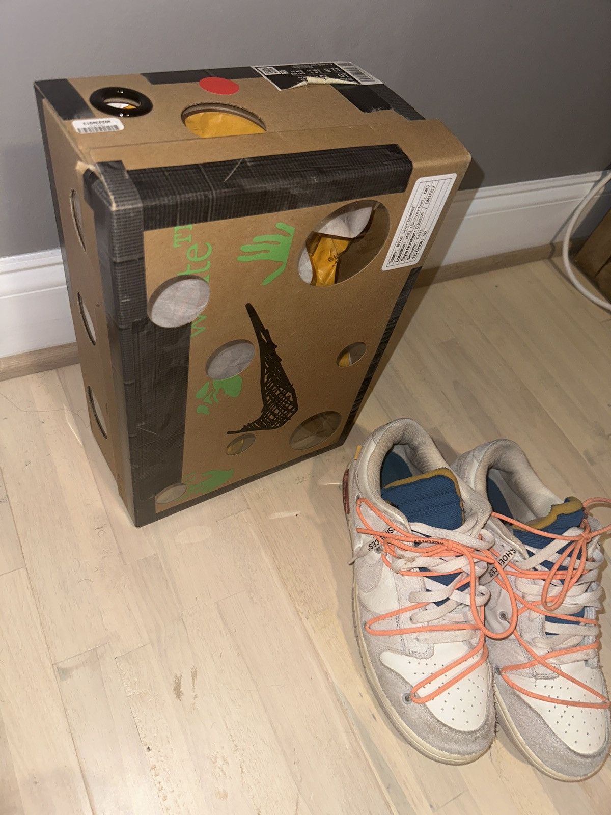 Nike Nike dunks and Offwhite lot 19 Size US 10 / EU 43 - 3 Thumbnail