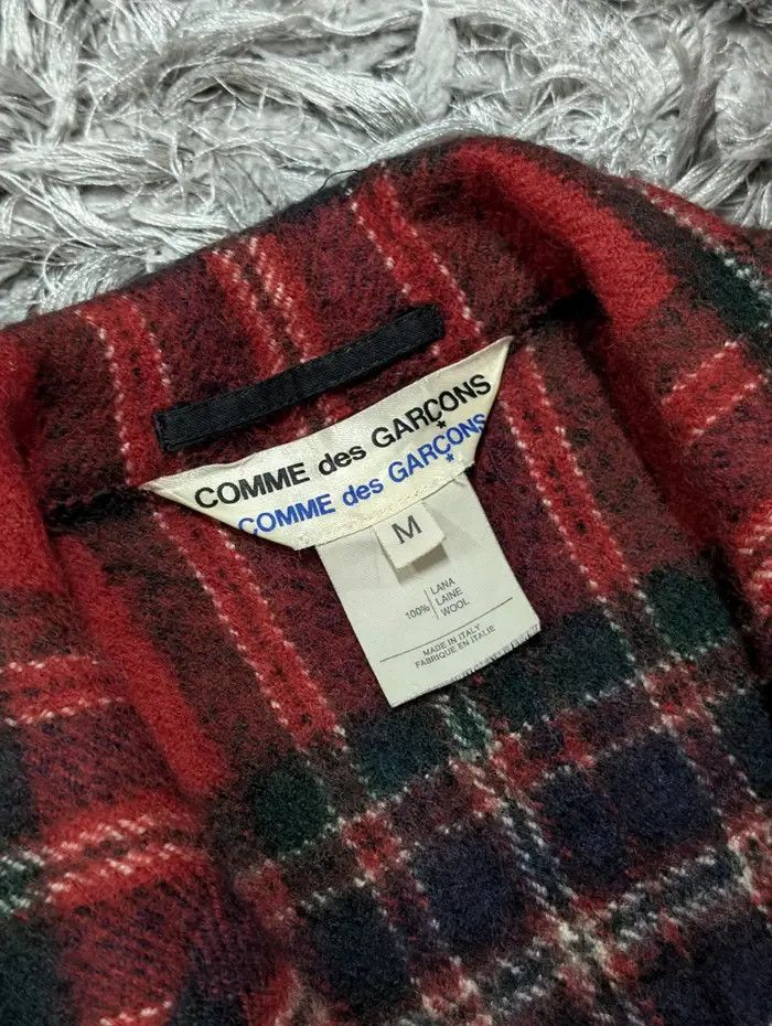 Comme des Garcons 💥FINAL DROP💥A/W 1998 CDG Red Check WoolWinter Size M / US 6-8 / IT 42-44 - 9 Thumbnail