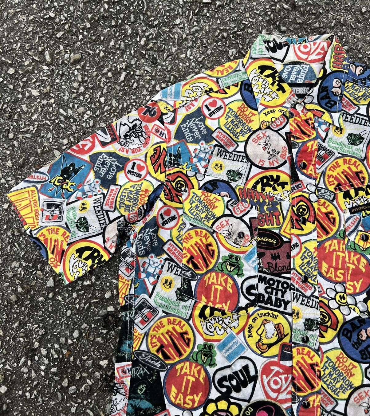 Hysteric Glamour VINTAGE HYSTERIC GLAMOUR JAPANESE BRAND SHIRT BUTTONS UP Size US L / EU 52-54 / 3 - 7 Thumbnail