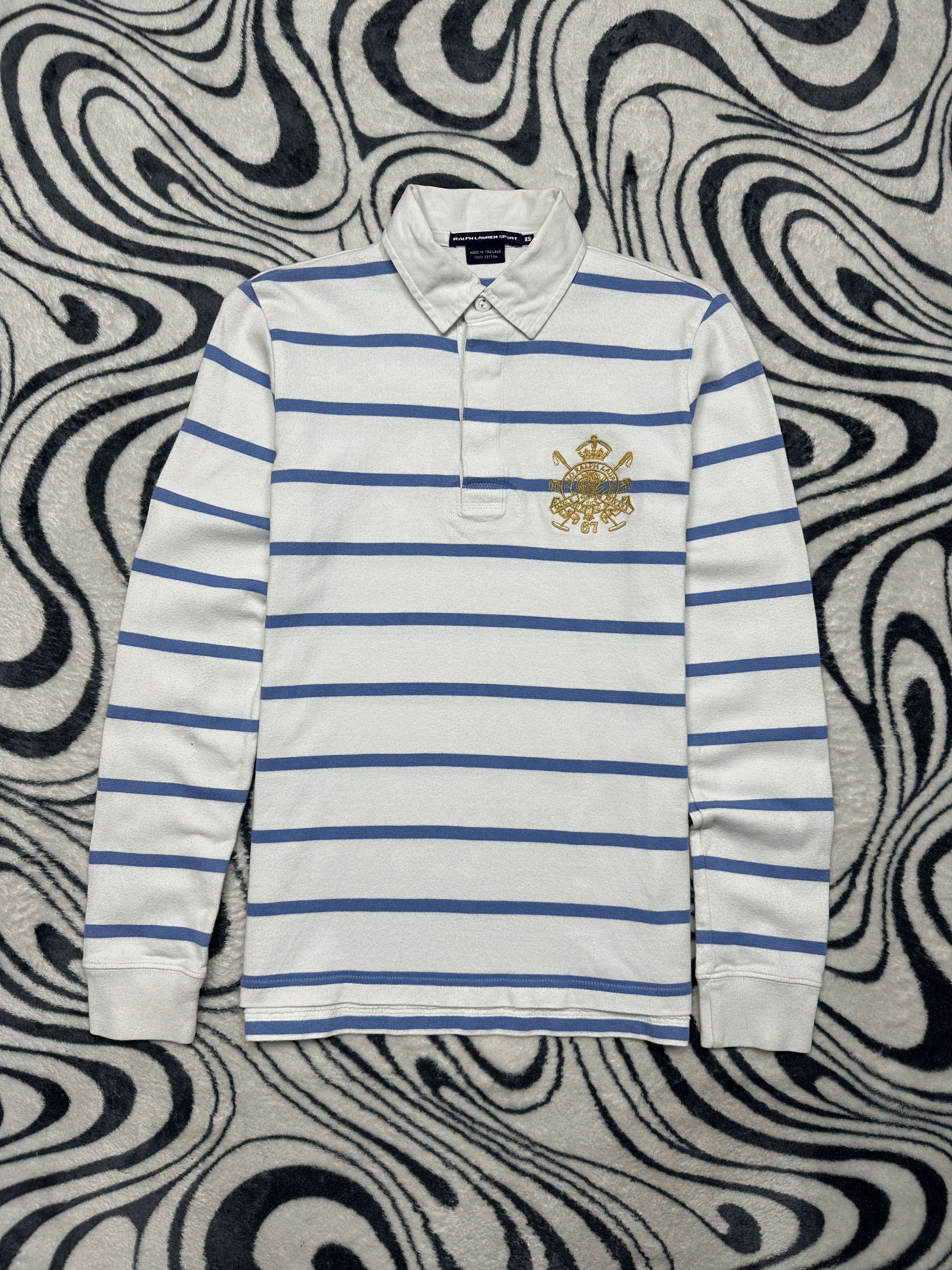 Polo Ralph Lauren Polo Ralph Lauren Womens Long Sleeve Rugby Polo Shirt Size XS / US 0-2 / IT 36-38 - 1 Thumbnail