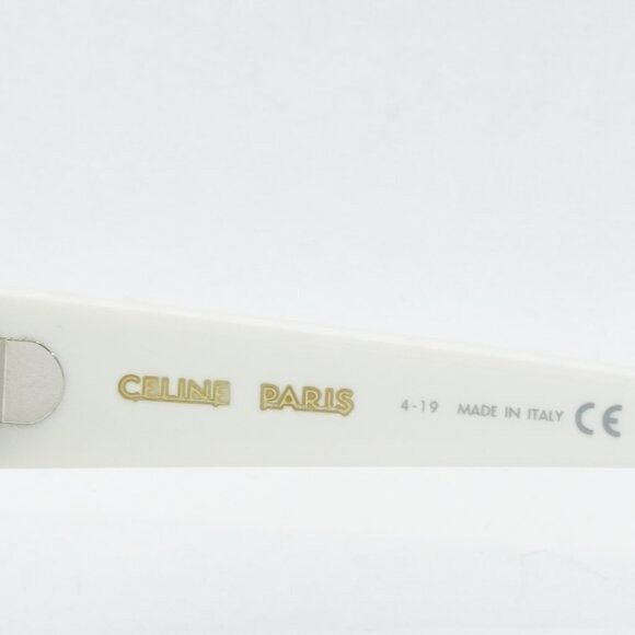Celine Celine CL40079I 25N Sunglasses Ivory Square Frame Size ONE SIZE - 6 Thumbnail