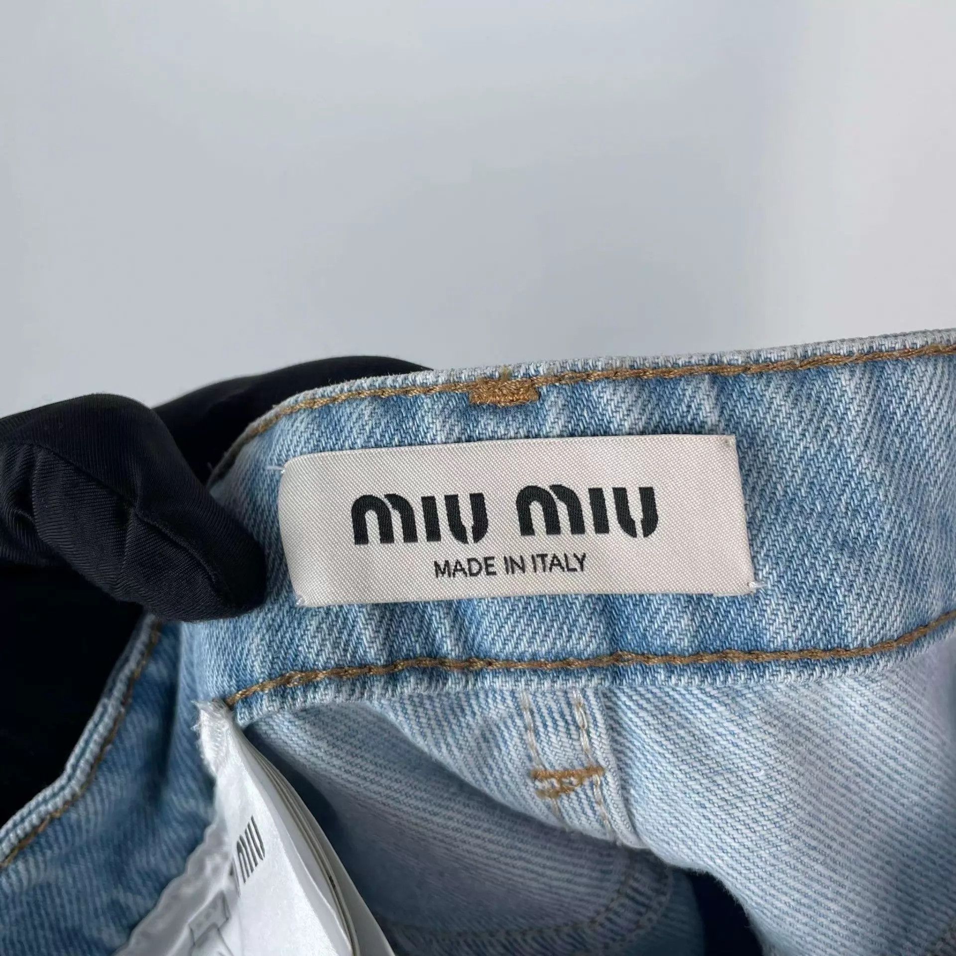 Miu Miu MIU MIU Blue Denim Pants 36 Size US 36 / EU 52 - 4 Thumbnail