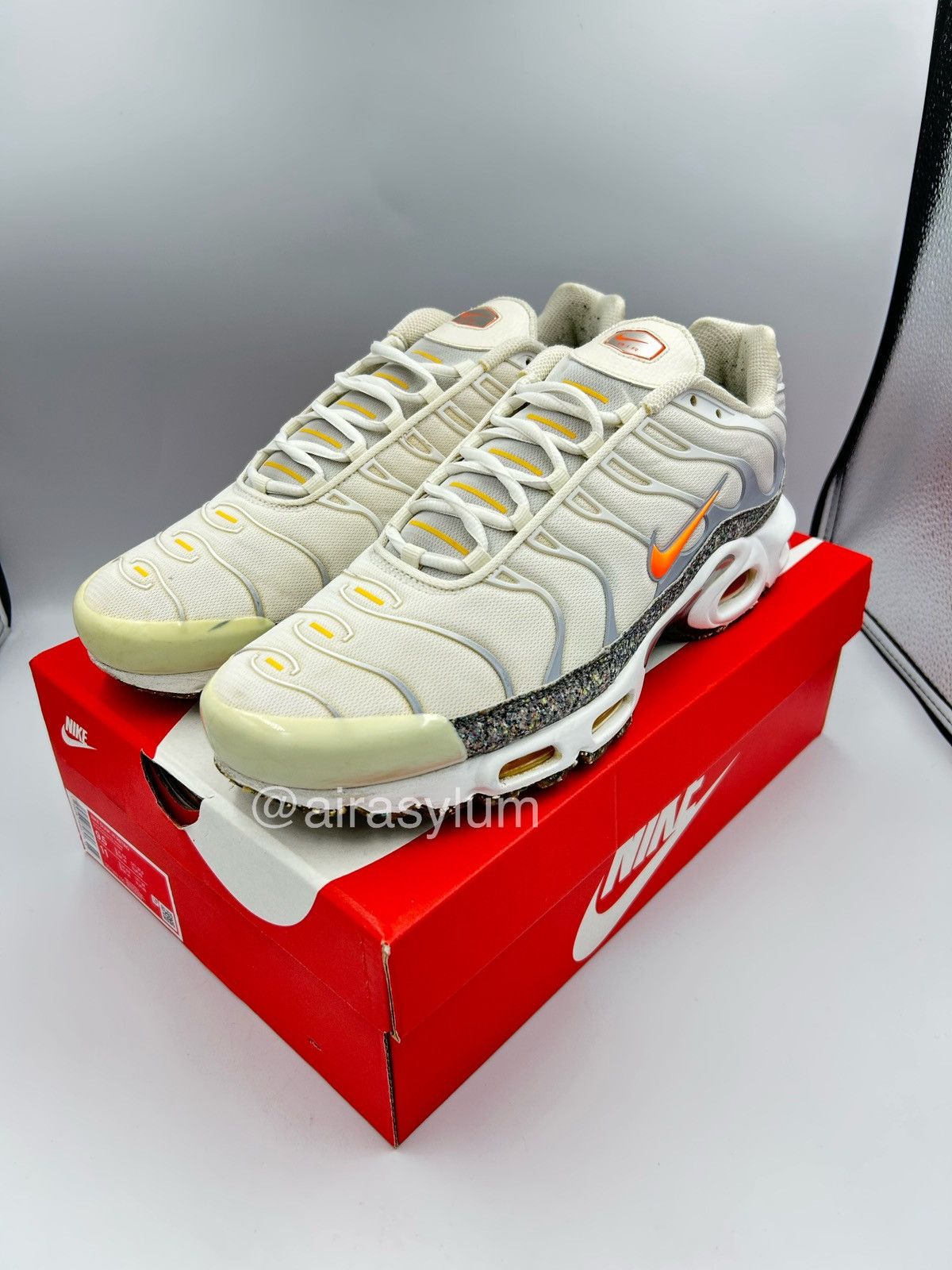 Nike ☄️ 2020 Nike Air Max Plus Tuned Air Tn ”Crater” Size US 12 / EU 45 - 2 Thumbnail