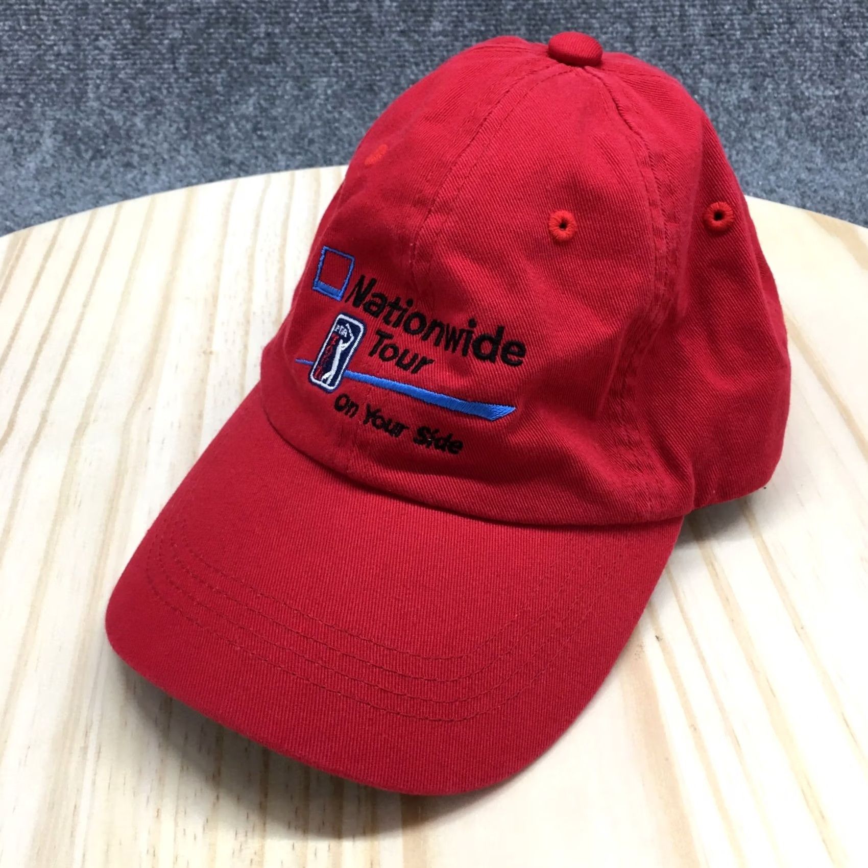 Callaway Callaway Nationwide Tour Baseball Hat Men Blue OS Curved Brim Embroidered Logo Size ONE SIZE - 2 Thumbnail