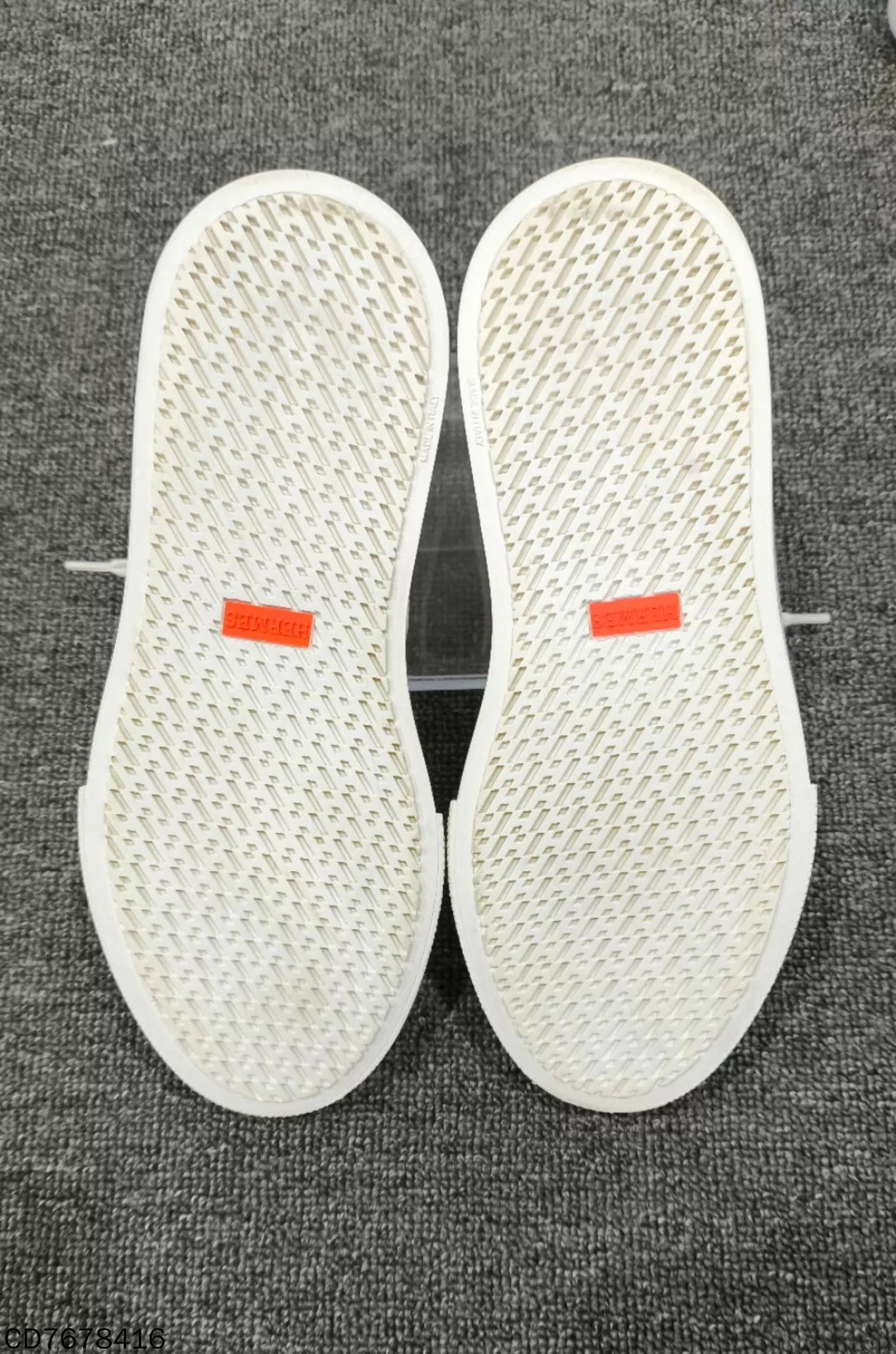 Hermes HERMES White Leather H Logo Slides Size 37 Size US 6.5 / IT 36.5 - 6 Thumbnail