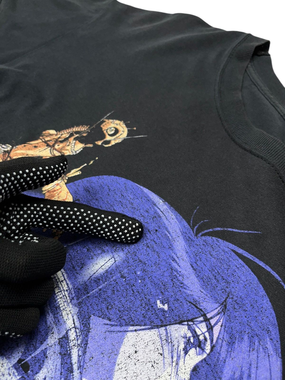 Anime Vintage 90s Alita Battle Angel Gunnm Anime T-shirt Ghost Size US L / EU 52-54 / 3 - 9 Thumbnail