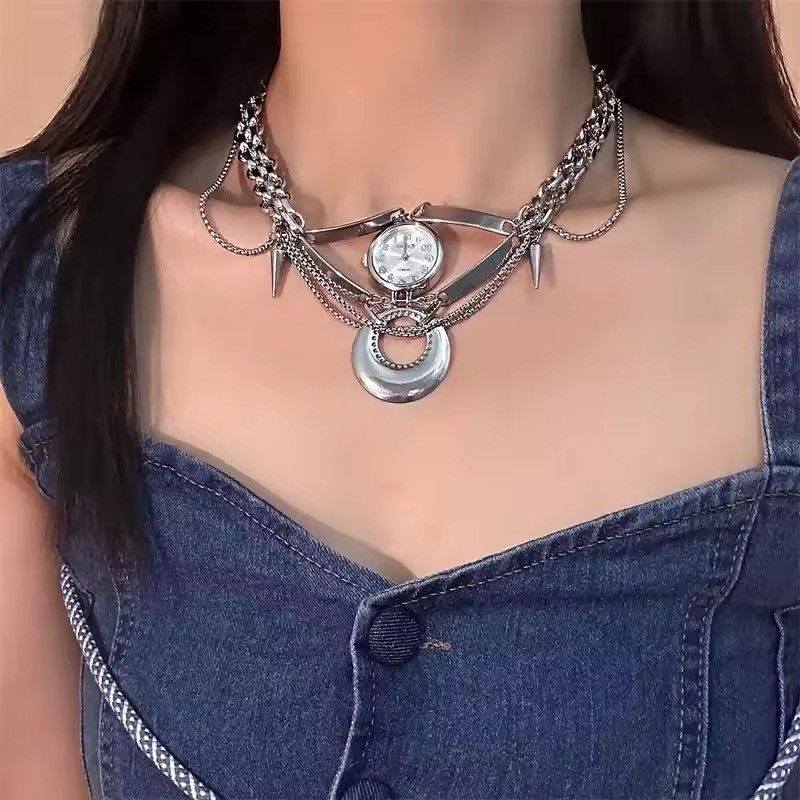 Jewelry YOSHIMI x Akane Cyber Punk Watch Pendant Necklace Size ONE SIZE - 4 Thumbnail