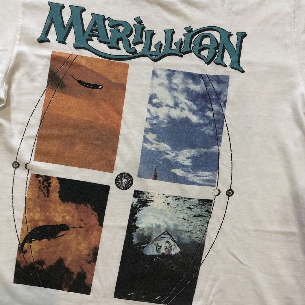 Band Tees × Vintage Vintage 80’s Marillion Seasons End Tour Shirt Size US L / EU 52-54 / 3 - 3 Thumbnail