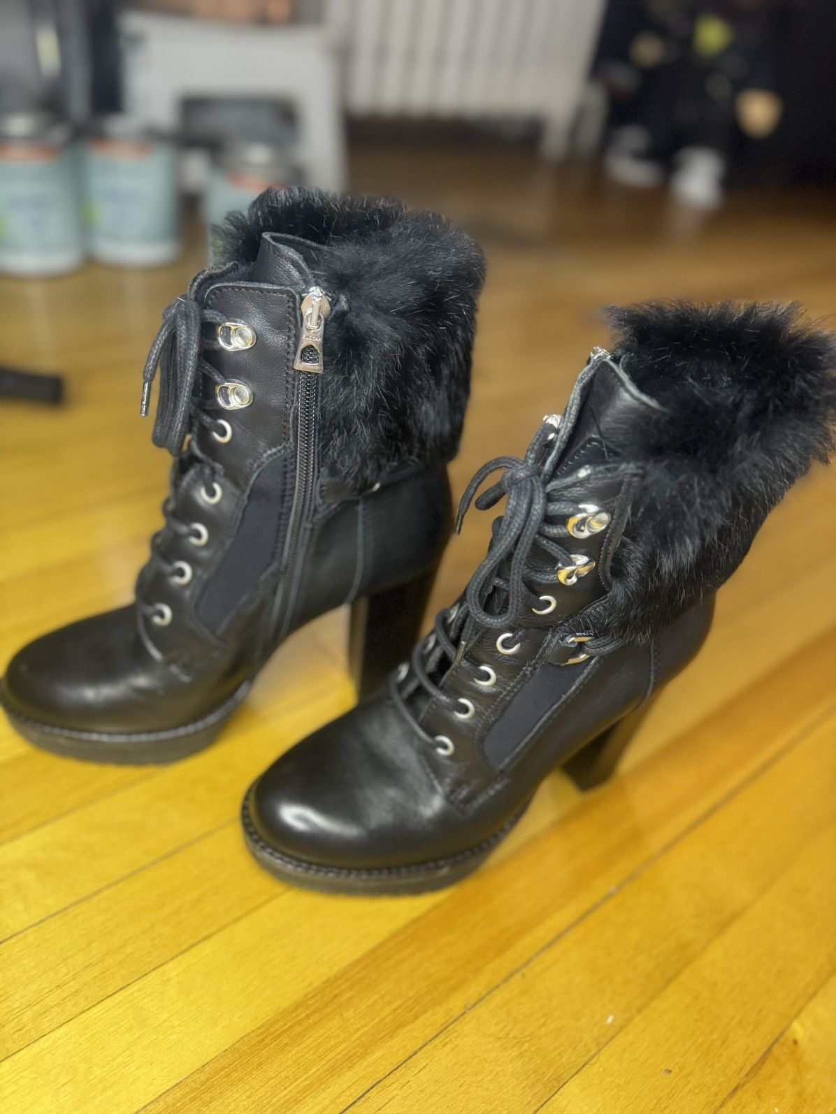 Rudsak Rudsak High Heel Fur Boots Size US 7 / IT 37 - 1 Thumbnail