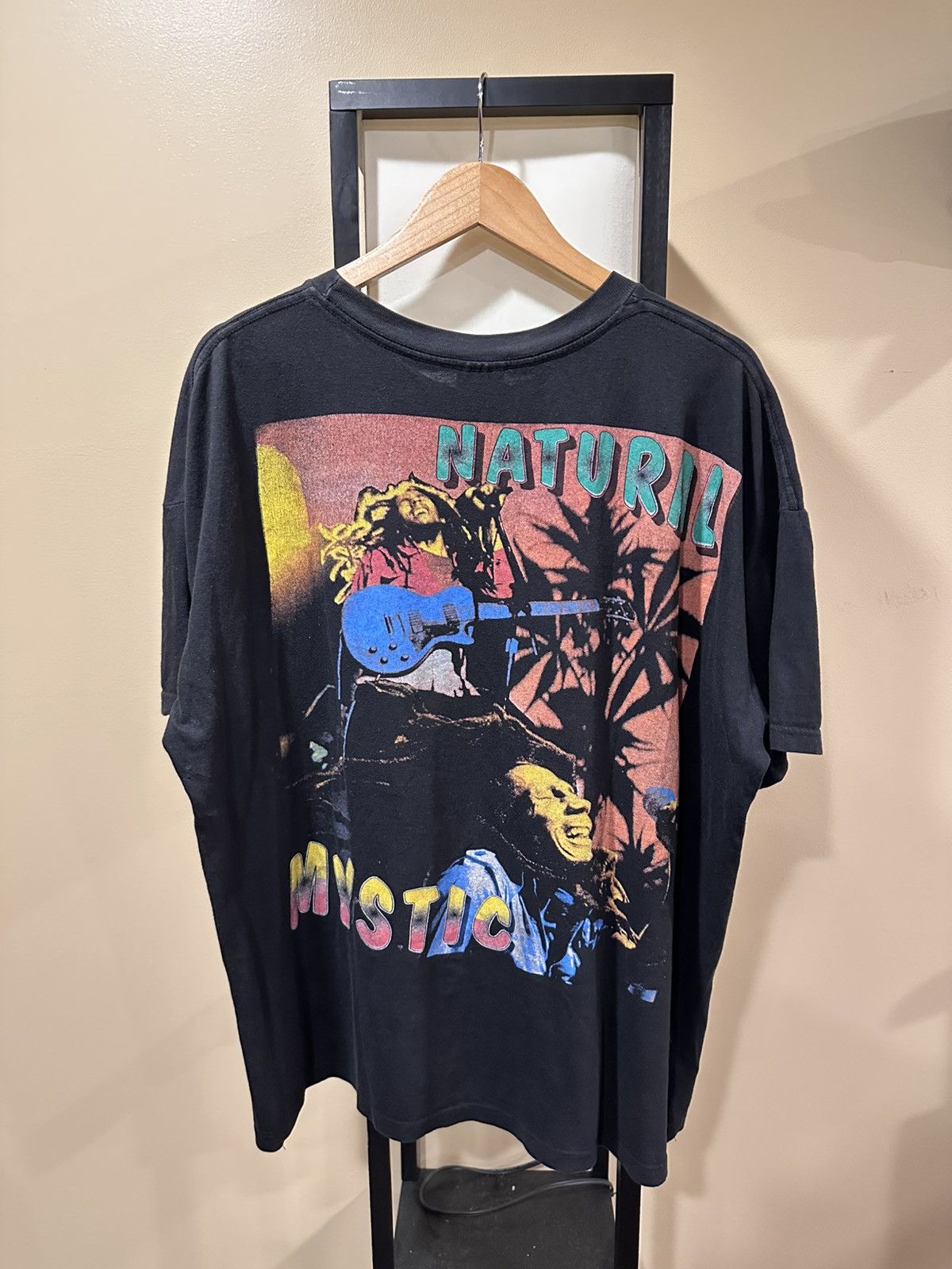 Bob Marley × Rap Tees × Vintage Vintage Bob Marley 90s Natural Mystic Rap Tee T-Shirt Size US XXL / EU 58 / 5 - 2 Thumbnail
