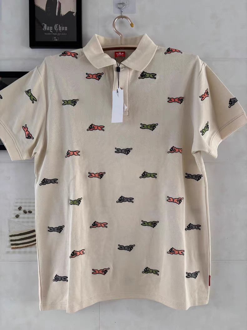 Billionaire Boys Club BBC ICECREAM Flying Dog Embroidered Polo Size US L / EU 52-54 / 3 - 1 Thumbnail