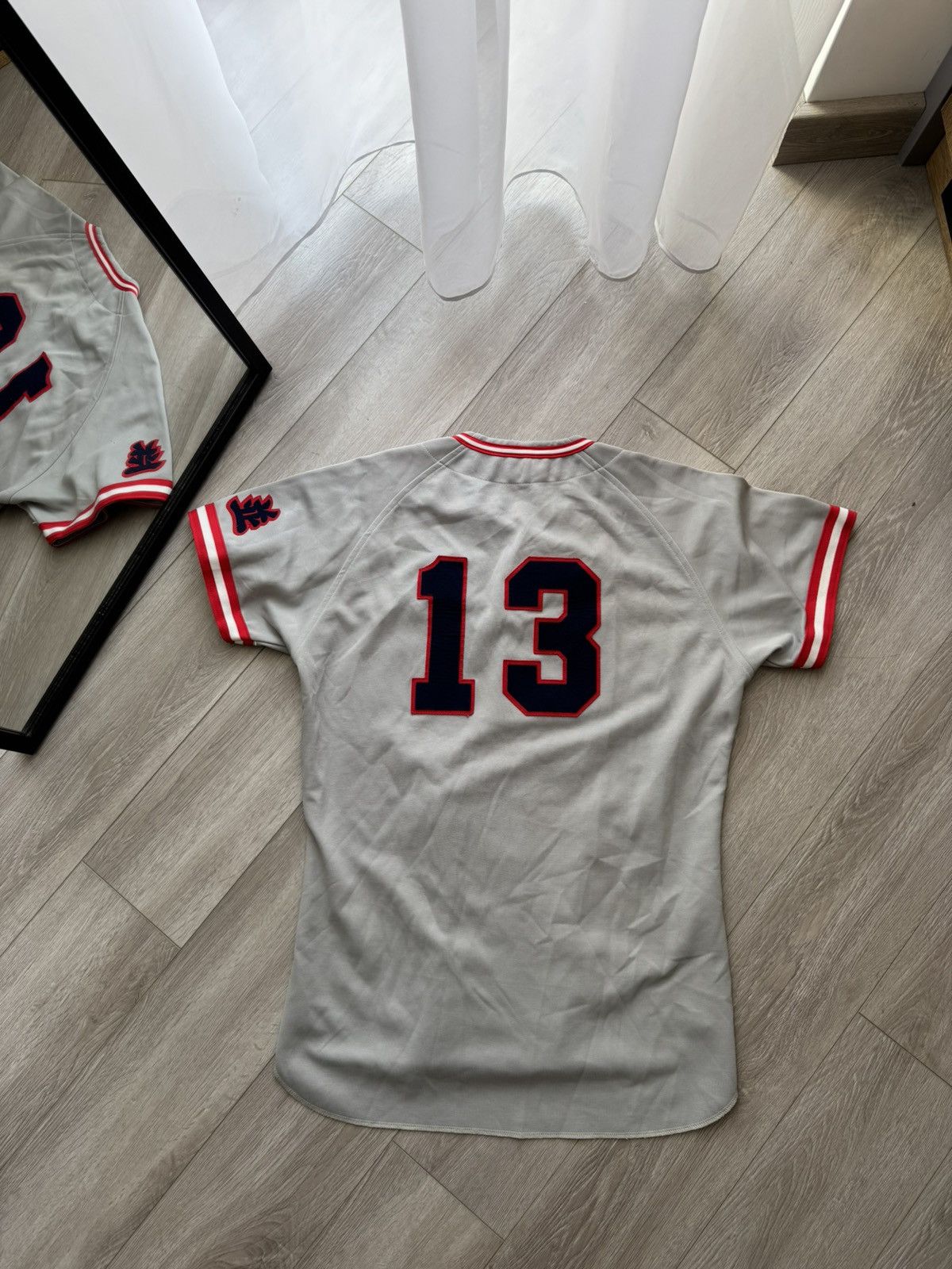 Mizuno 🔥 Vintage MacGregor “HATANAKA” Game Jersey #13 JASPO L Japan Size US L / EU 52-54 / 3 - 7 Thumbnail
