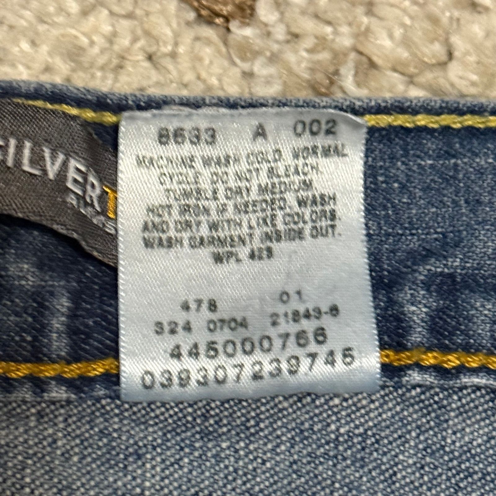 Levi's × Vintage Vintage Levi's Silvertab Slouch Boot Baggy Jeans Size 38x28 Size US 38 / EU 54 - 6 Thumbnail