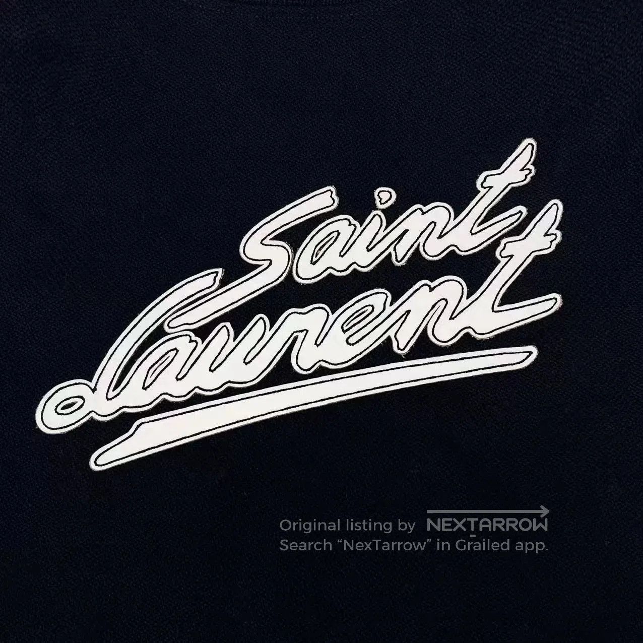 Saint Laurent Paris Saint Laurent Black Wool Baseball Jacket. Size US L / EU 52-54 / 3 - 4 Thumbnail