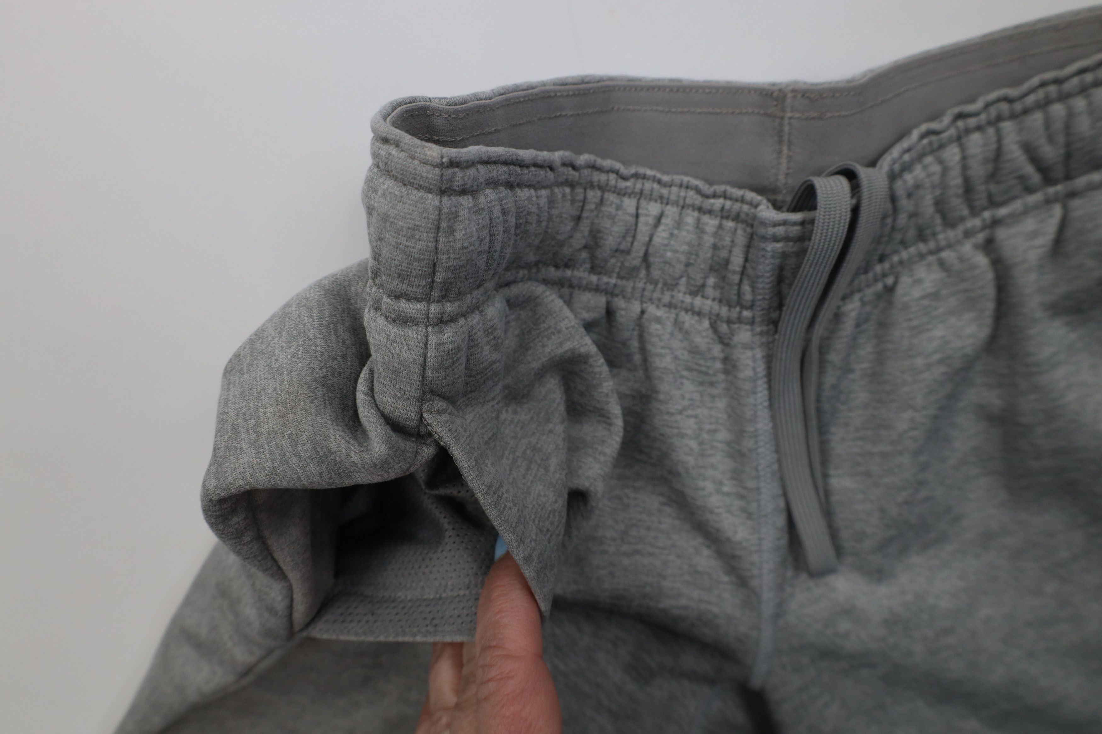 Nike Y2K Nike Therma Fit Mini Swoosh Wide Leg Sweatpants Gray Size US 32 / EU 48 - 8 Thumbnail