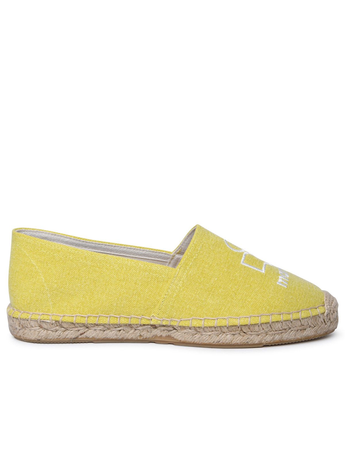 image of Isabel Marant Etoile 'canae' Yellow Cotton Espadrilles Shoes, Women's (Size 6)