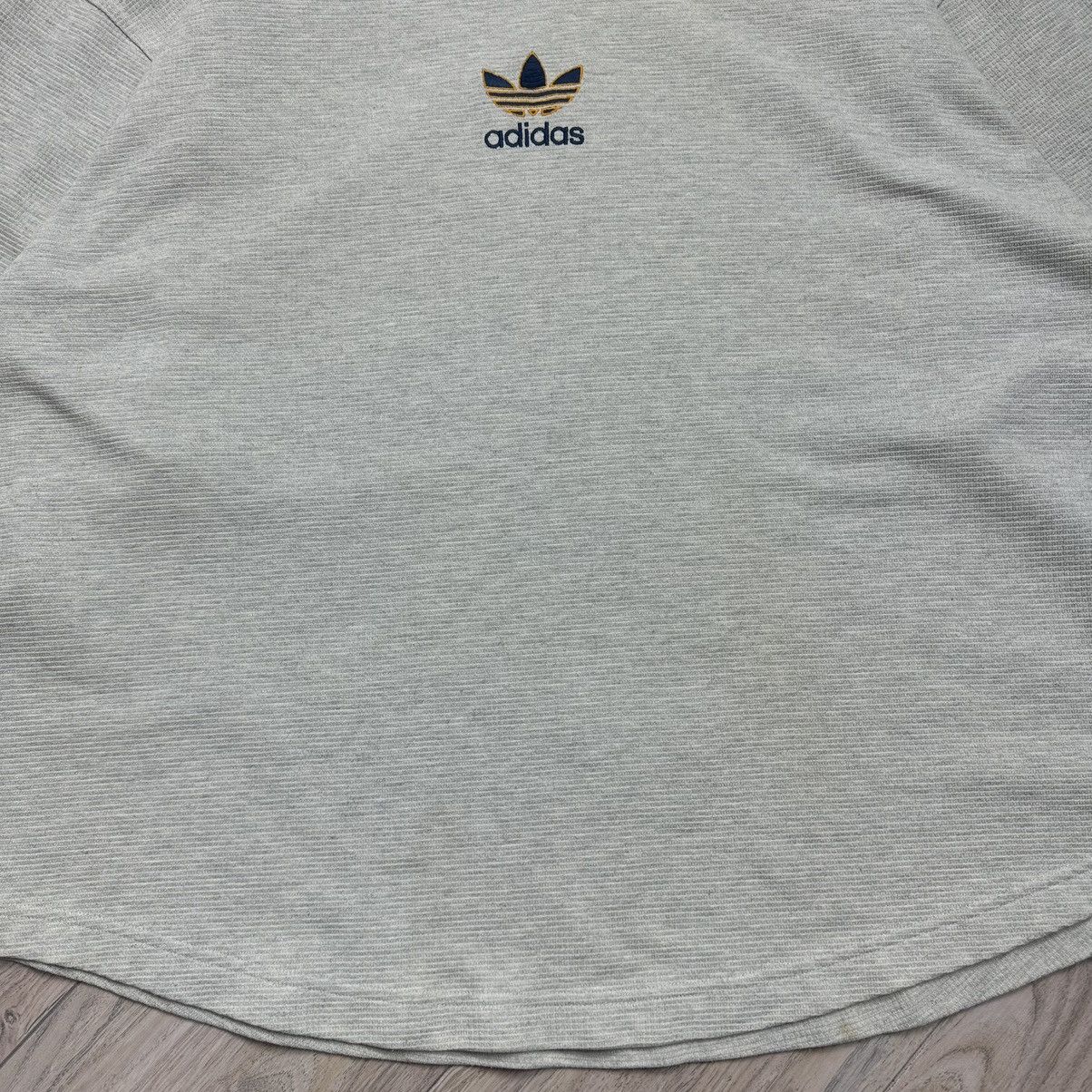 Adidas Vintage 90s Adidas Originals V-Neck Thermal Sweatshirt Size US XL / EU 56 / 4 - 4 Thumbnail