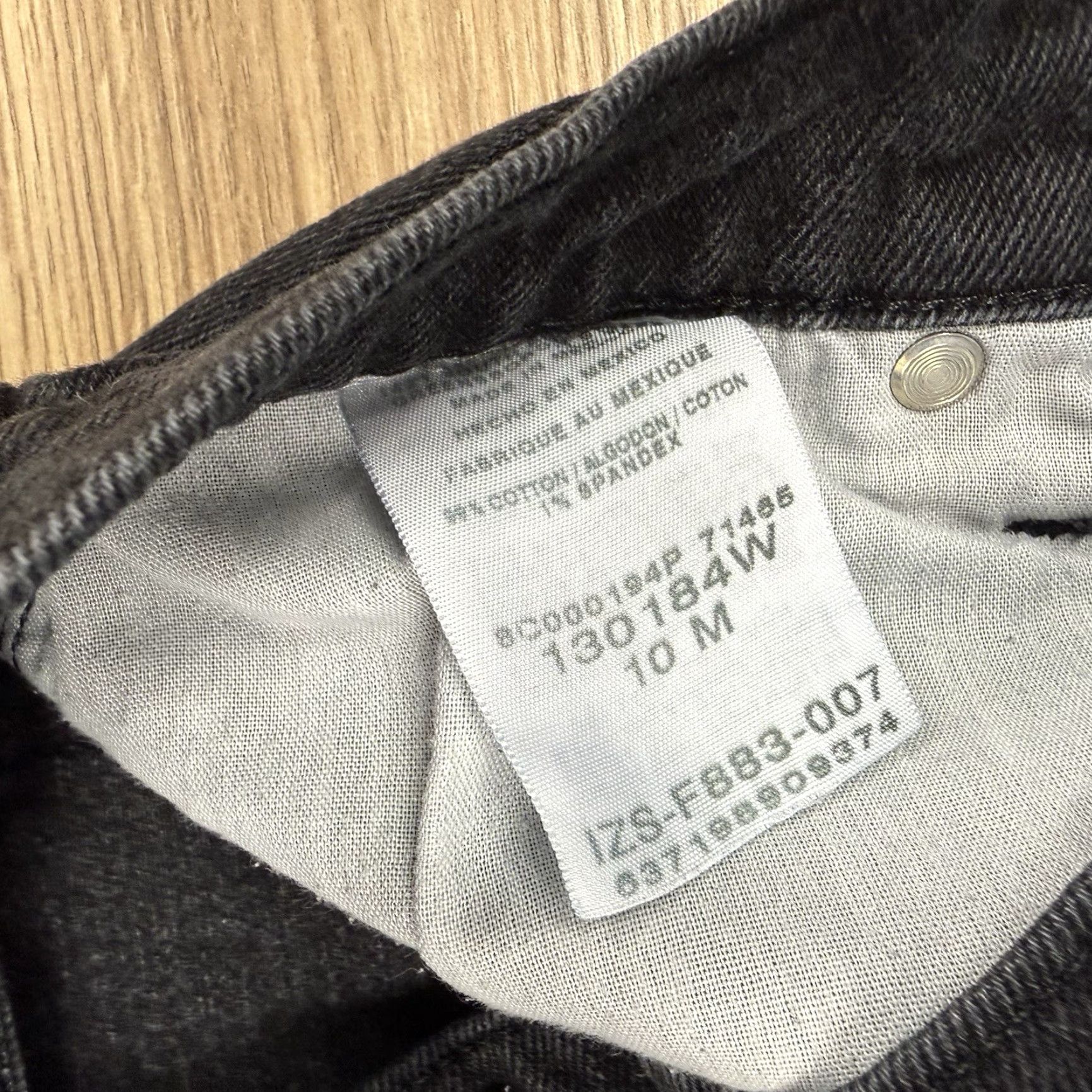 Lee Riders By Lee Womens Black Jeans Relaxed Stretch Size 10M 30 Inseam High Rise Mom Jeans Size 32" / US 10 / IT 46 - 3 Thumbnail