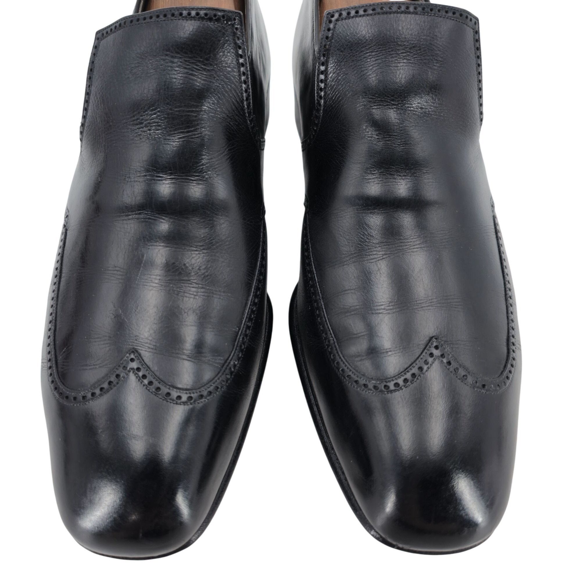 Other Vintage Barletta Handmade Italian Dress Shoes Men size 10.5C Size US 10.5 / EU 43-44 - 12 Thumbnail