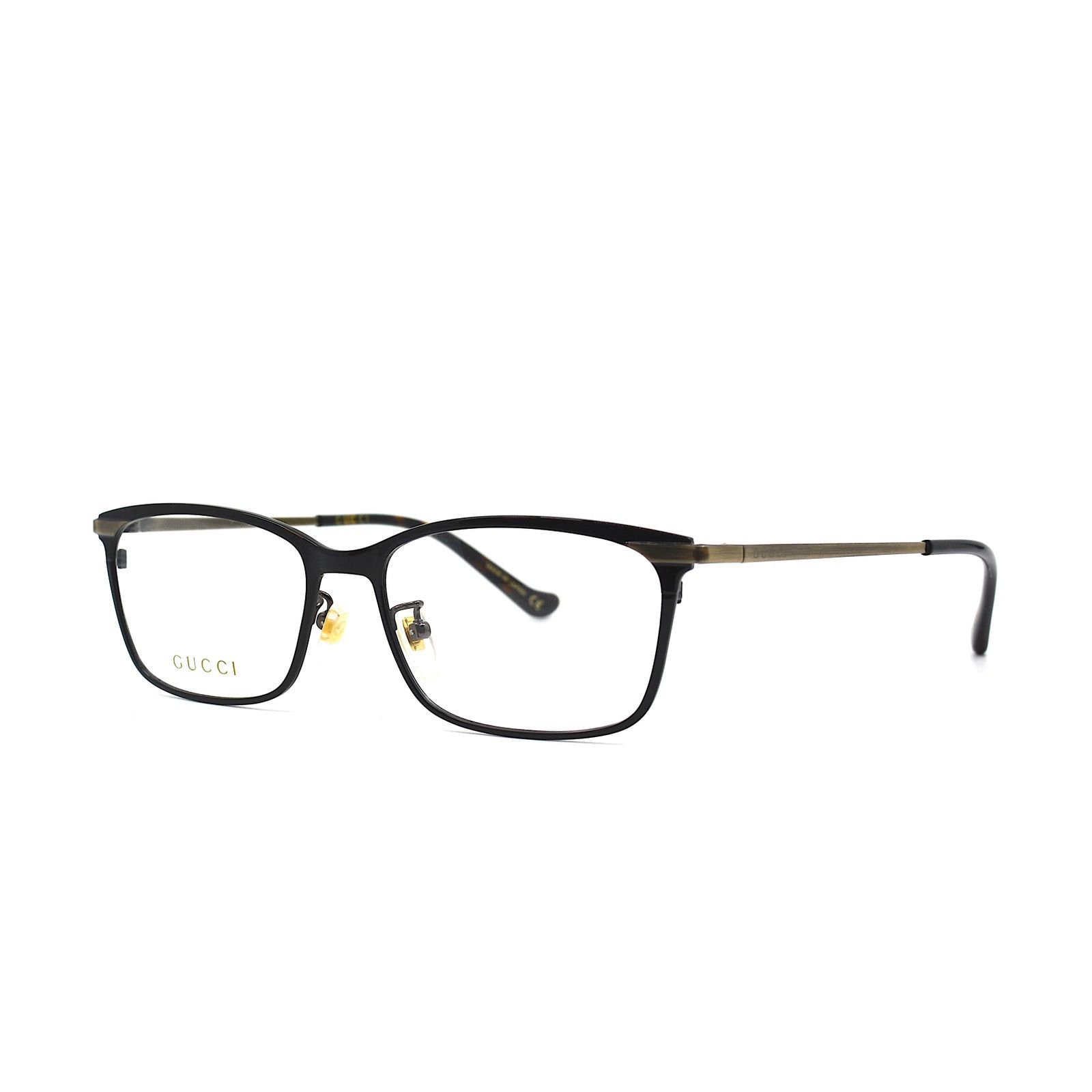 Gucci NEW GUCCI GG1130OJ 001 TITANIUM BLACK EYEGLASSES FRAME Size ONE SIZE - 4 Thumbnail