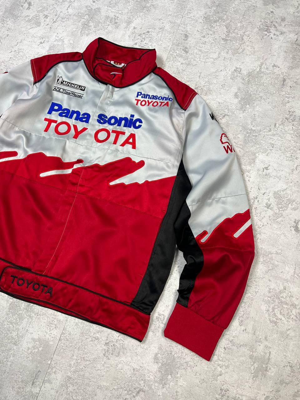 Vintage Vintage Toyota Panasonic Red Racing Jacket Size US M / EU 48-50 / 2 - 3 Thumbnail