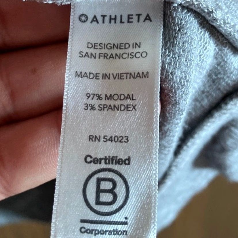 Athleta Athleta Sweatshirt Ladies Mindset Pullover Gray Modal Blend Stretch Medium Size M / US 6-8 / IT 42-44 - 7 Thumbnail