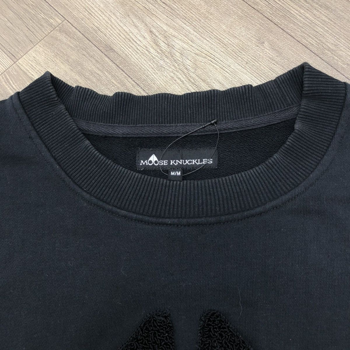 Moose Knuckles Vintage Mouse Knuckles Spellout Big Logo Towel Sweatshirt Size US M / EU 48-50 / 2 - 4 Thumbnail