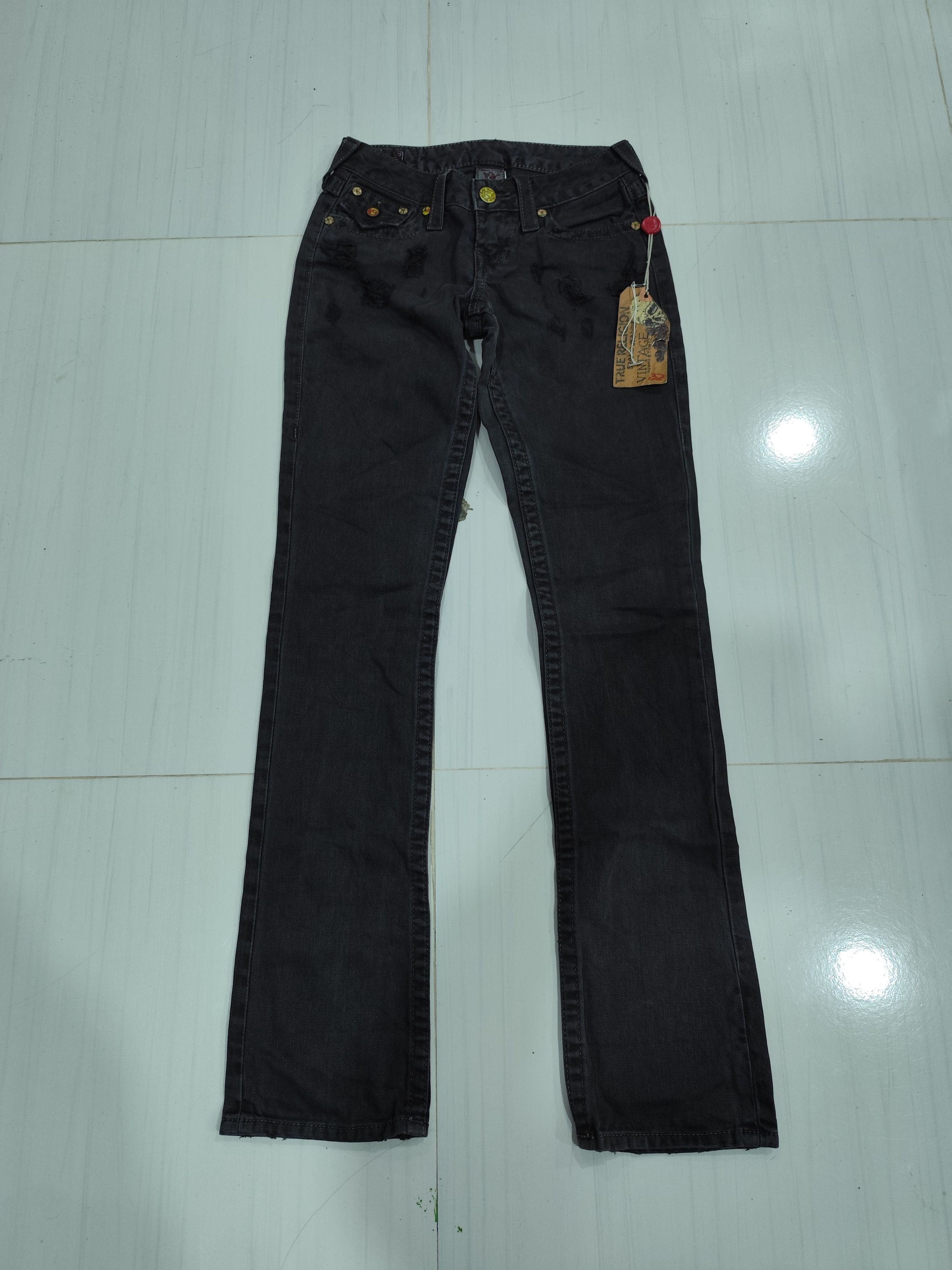 True Religion True religion vintage denim & twill billy charcoal Size 27" / US 4 / IT 40 - 1 Thumbnail