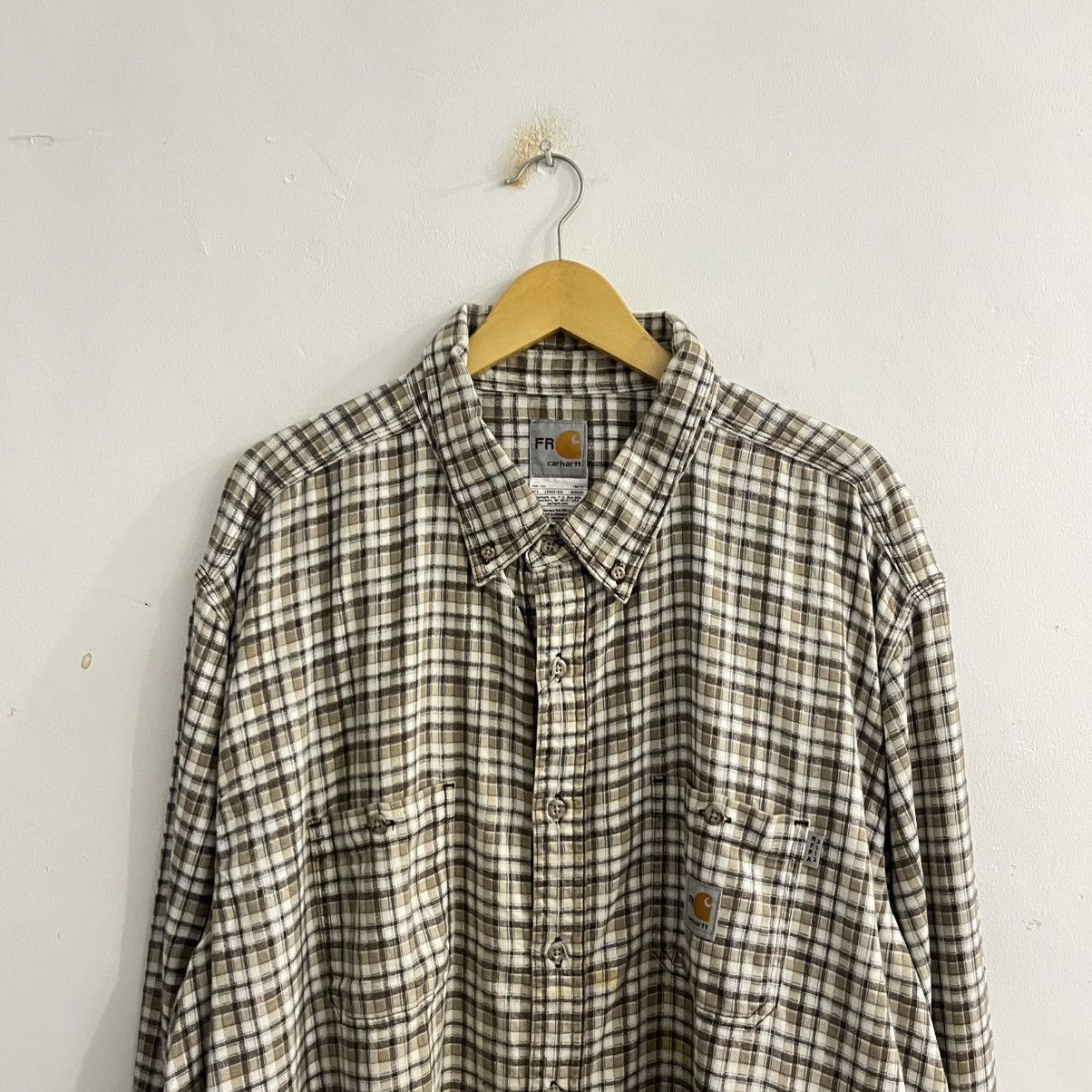 Carhartt Carhartt Fall 2015 Flame Resistance Fabric Shirt Size US XXL / EU 58 / 5 - 2 Thumbnail