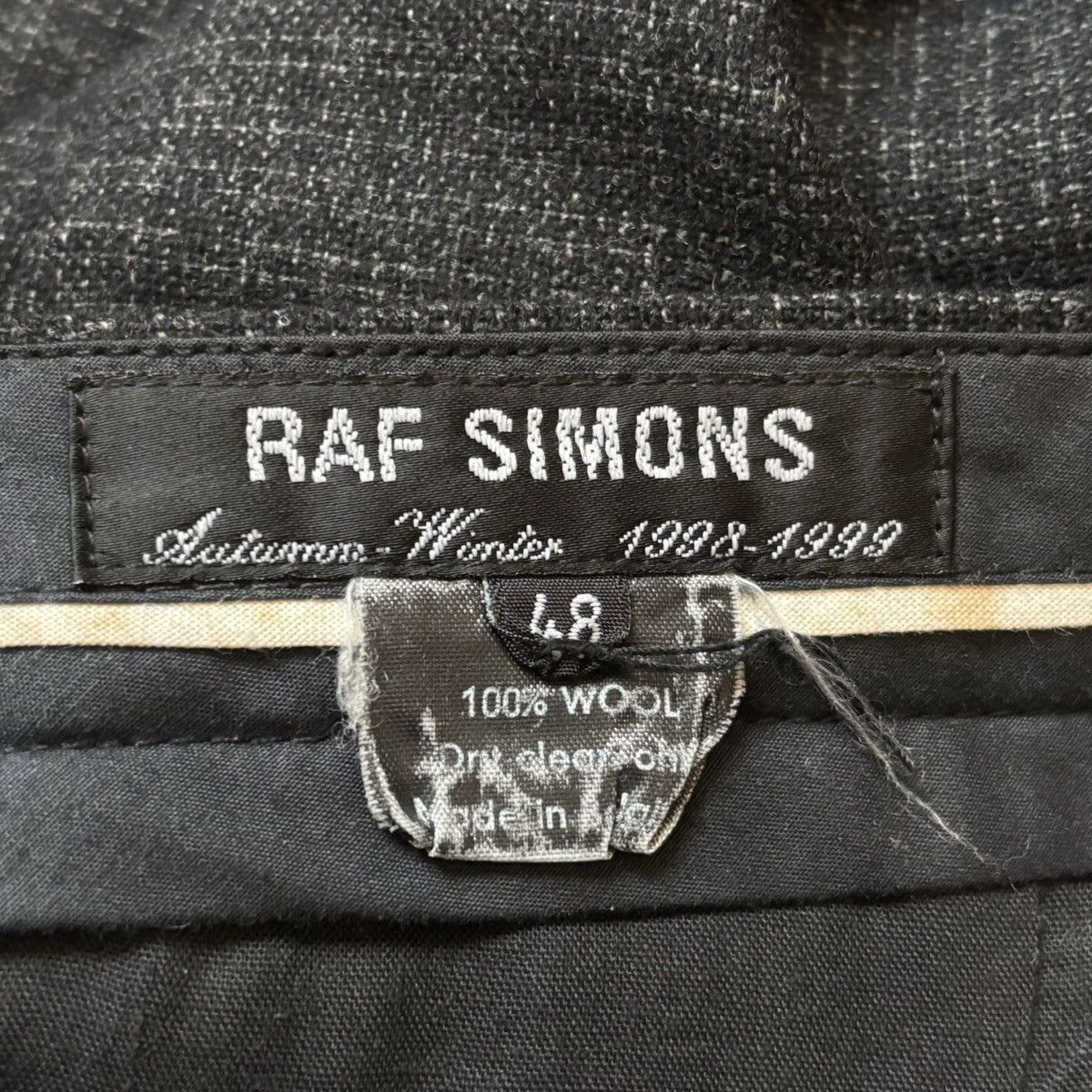 Raf Simons Raf Simons | AW1998 Double-Pleated Wool Trousers Size US 32 / EU 48 - 7 Thumbnail