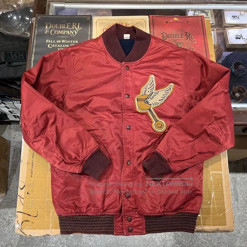 RRL Ralph Lauren RRL Double RL Embroidered Bomber Jacket. Size US M / EU 48-50 / 2 - 2 Thumbnail