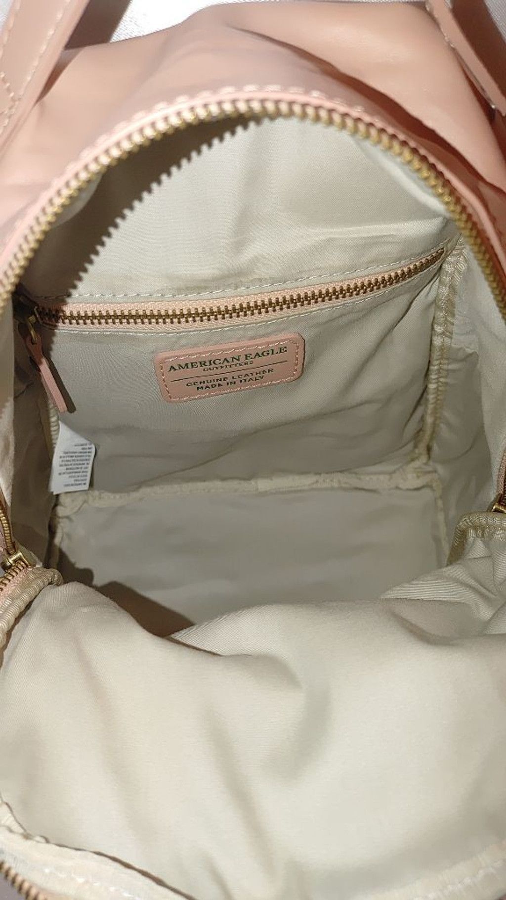 American Eagle Outfitters American Eagle Outfitters Blush Pink Leather Mini Backpack Size ONE SIZE - 7 Thumbnail