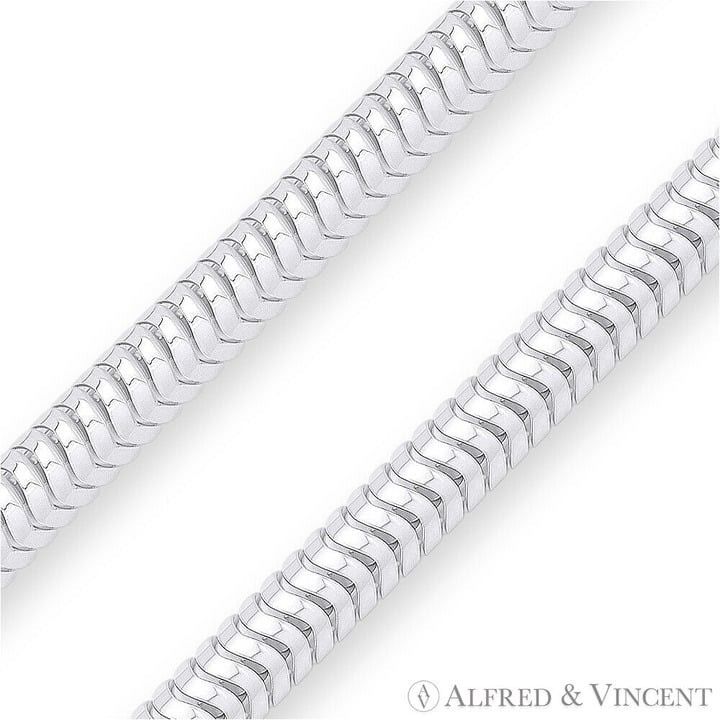 Other Flexible Snake Link Chain Necklace in .925 Sterling Silver Size ONE SIZE - 2 Thumbnail