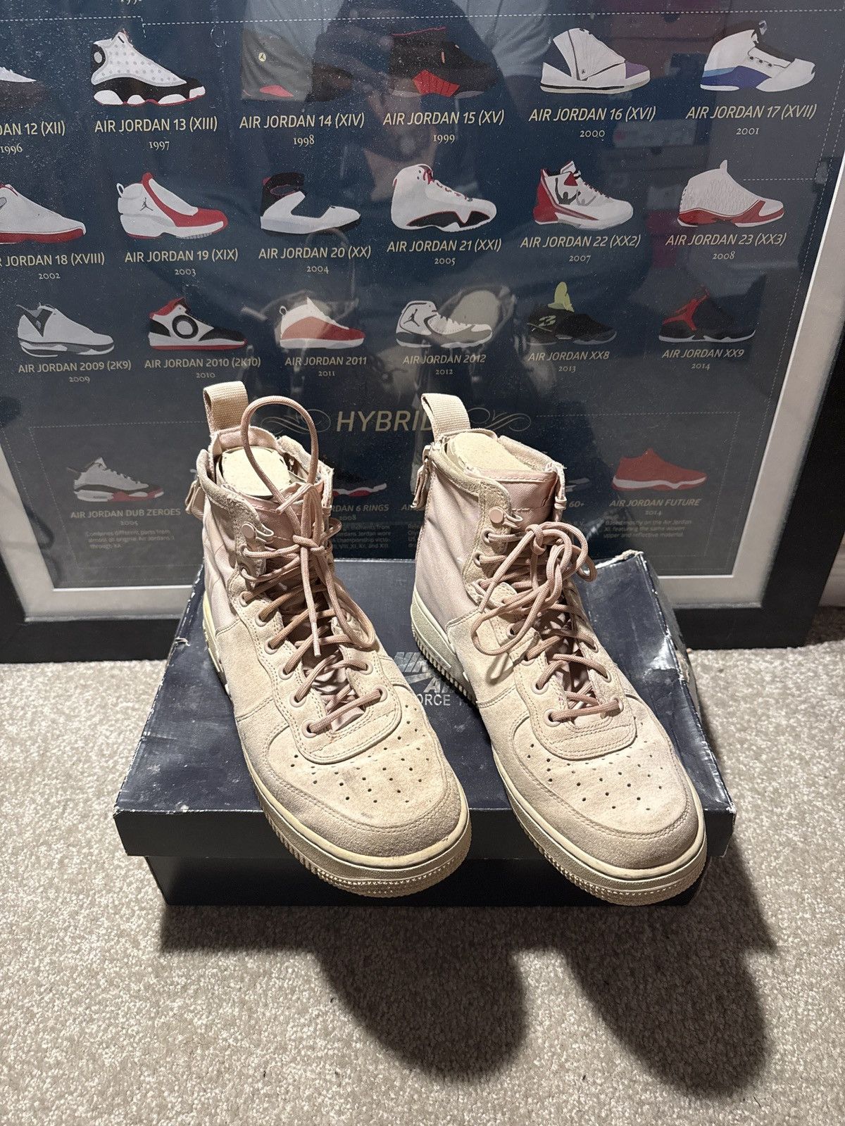 Nike Nike SF Air Force 1 Mid Particle Beige Size US 10 / IT 40 - 1 Thumbnail