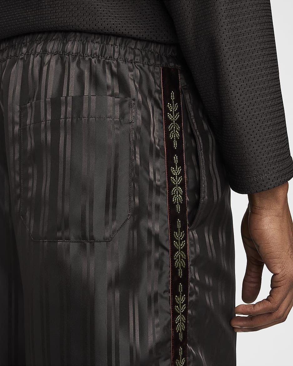 Bode × Nike BODE x Nike Shadow Brown Scrimmage Pants beaded Sweatpants Size US 32 / EU 48 - 8 Thumbnail