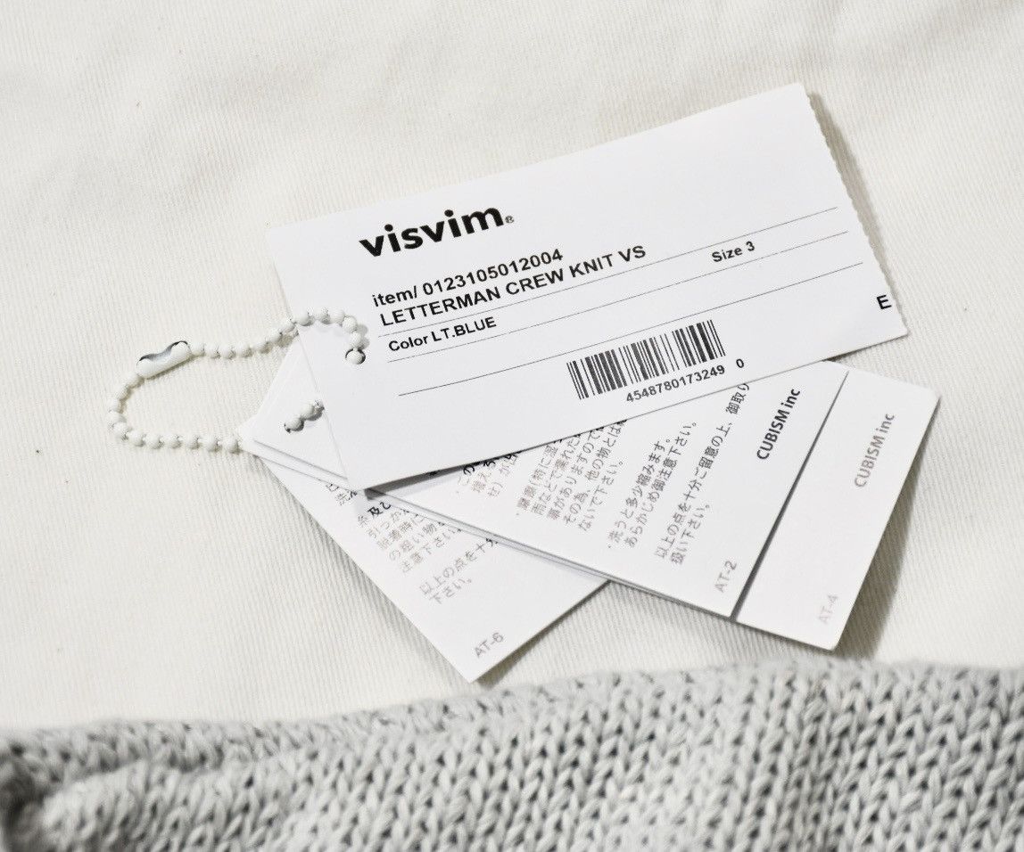 Visvim Visvim 23ss Letterman Crew Knit Vs size3 Size US L / EU 52-54 / 3 - 9 Thumbnail