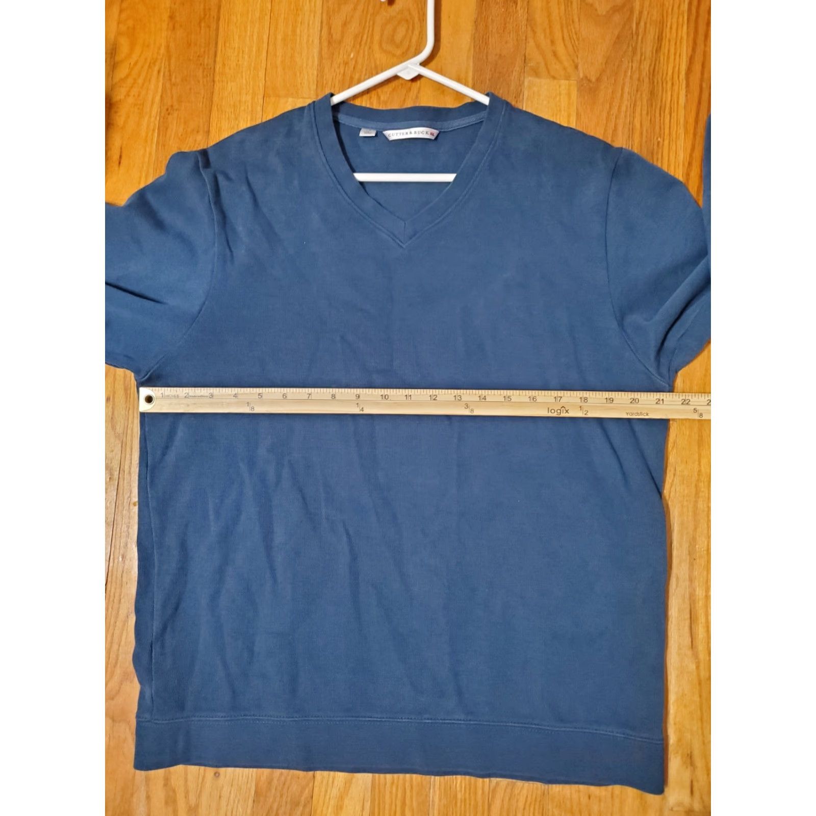 Cutter & Buck Cutter & Buck Sweater Men's L V-Neck Pullover Blue Pima Cotton Golf Active Size US L / EU 52-54 / 3 - 7 Thumbnail