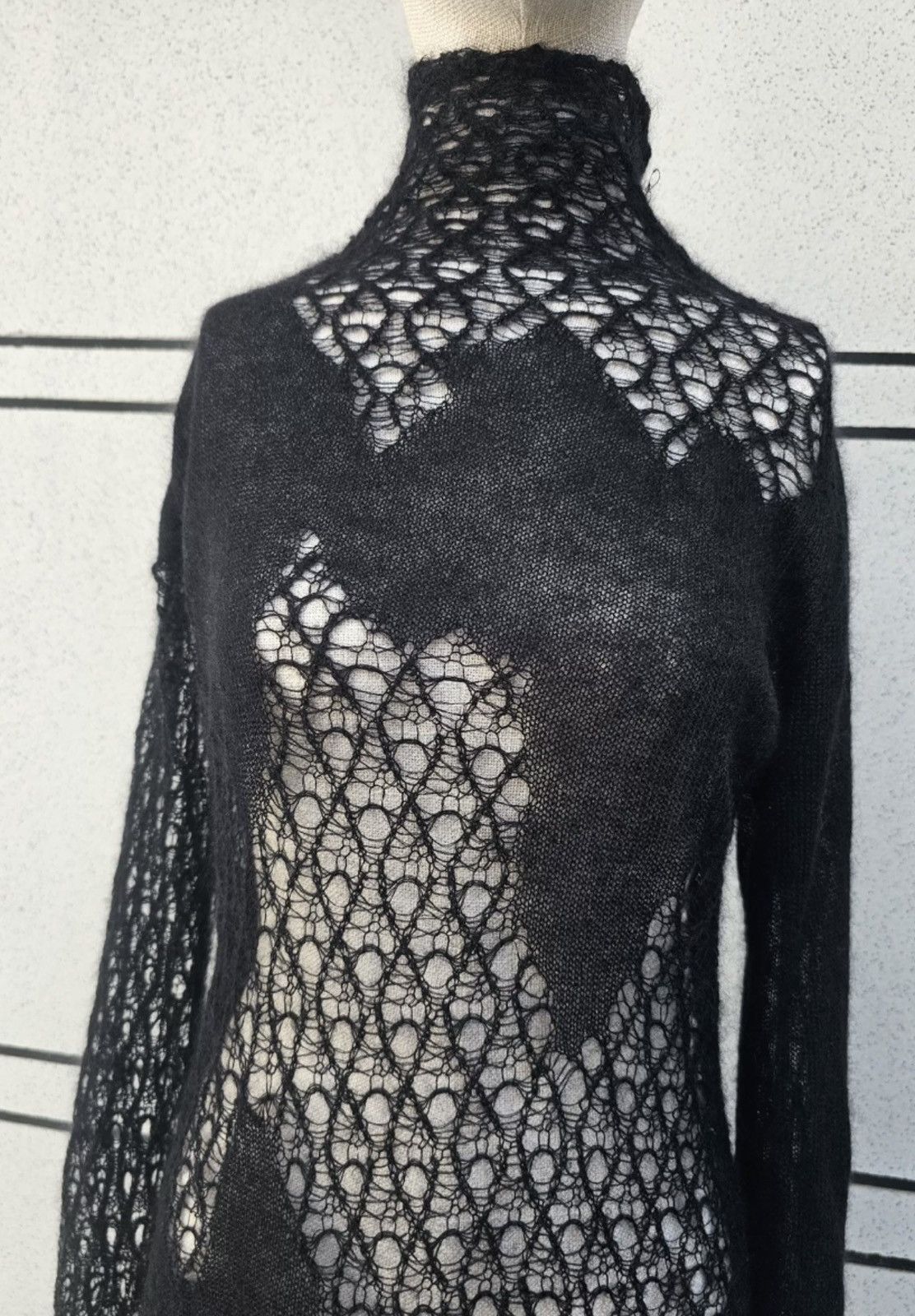 Ann Demeulemeester Ann demeulemeester hohair sweater Size S / US 4 / IT 40 - 3 Thumbnail