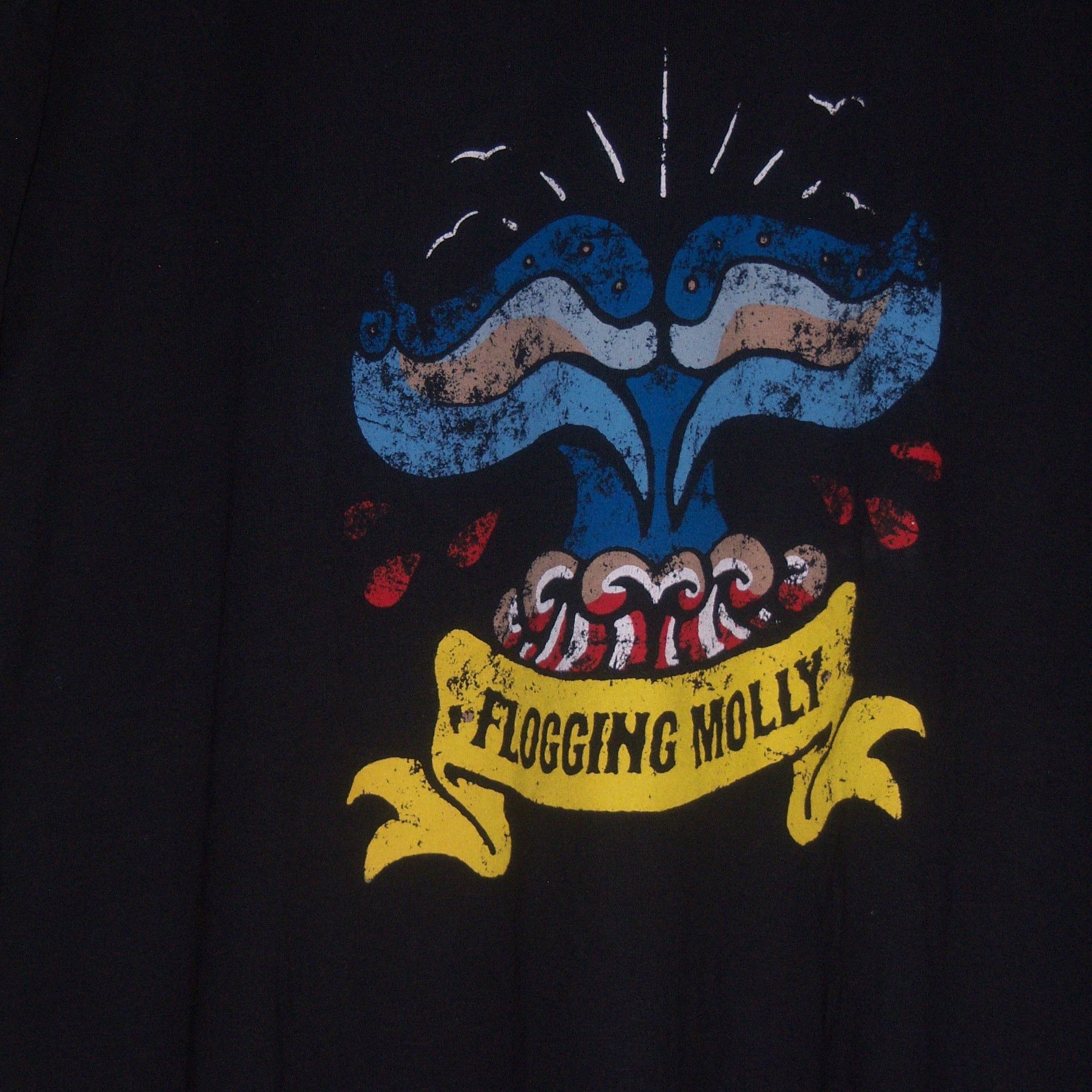 Band Tees × Vintage Y2k Flogging Molly Vintage Size US XL / EU 56 / 4 - 3 Thumbnail