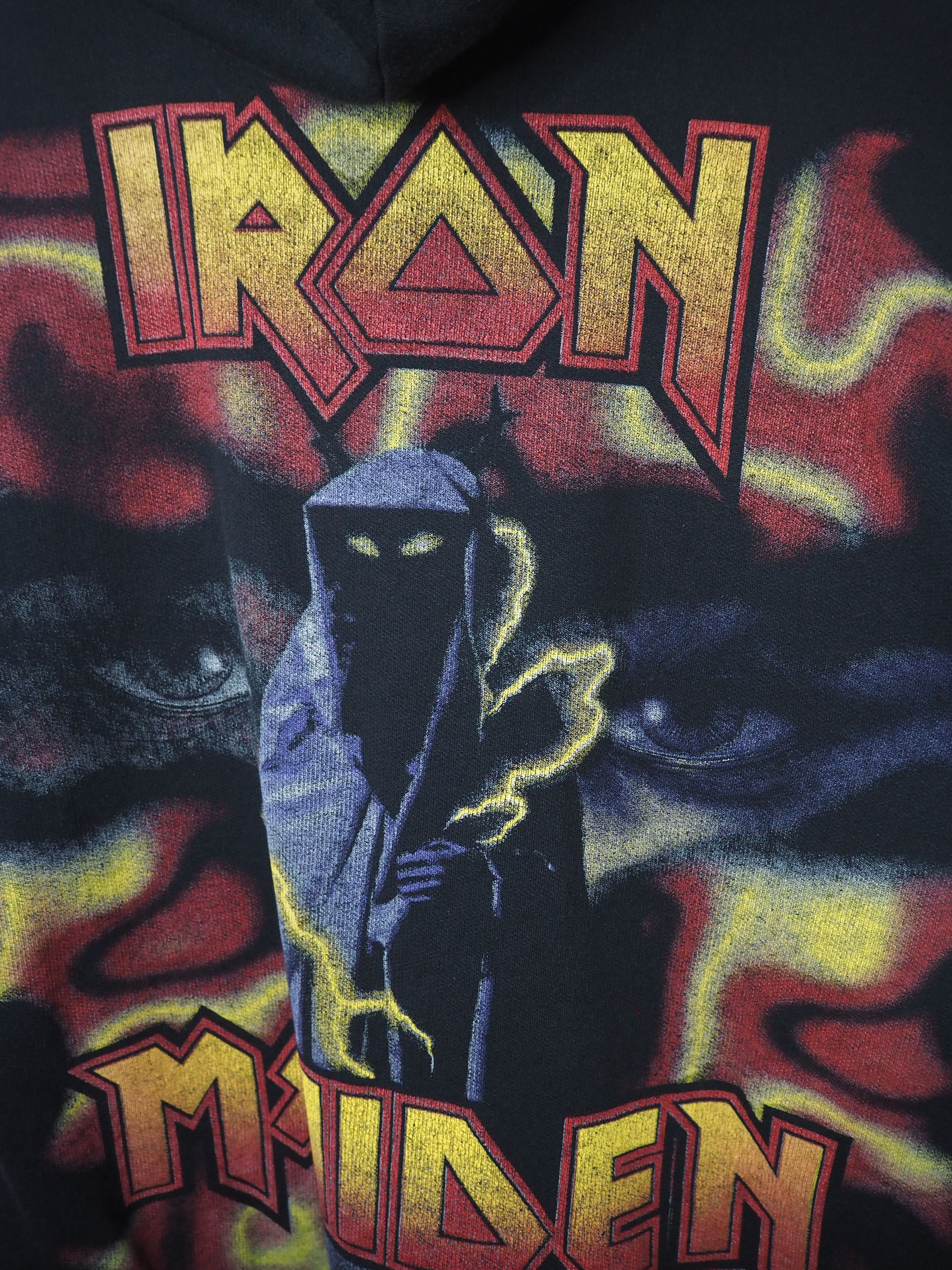 Iron Maiden Vintage Iron Maiden Long Sleeve Hoodie Bootleg Size US M / EU 48-50 / 2 - 6 Thumbnail
