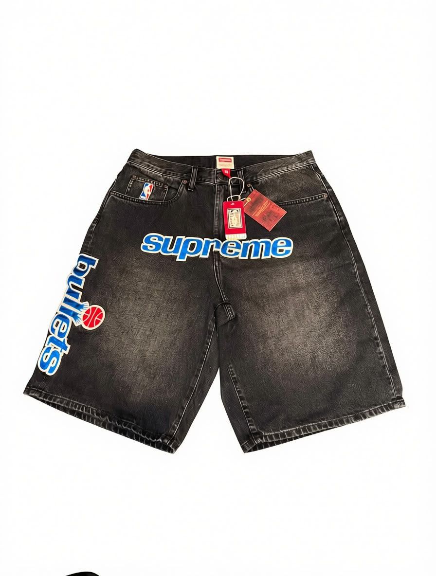 Supreme Supreme Fuck Denim shorts | Grailed