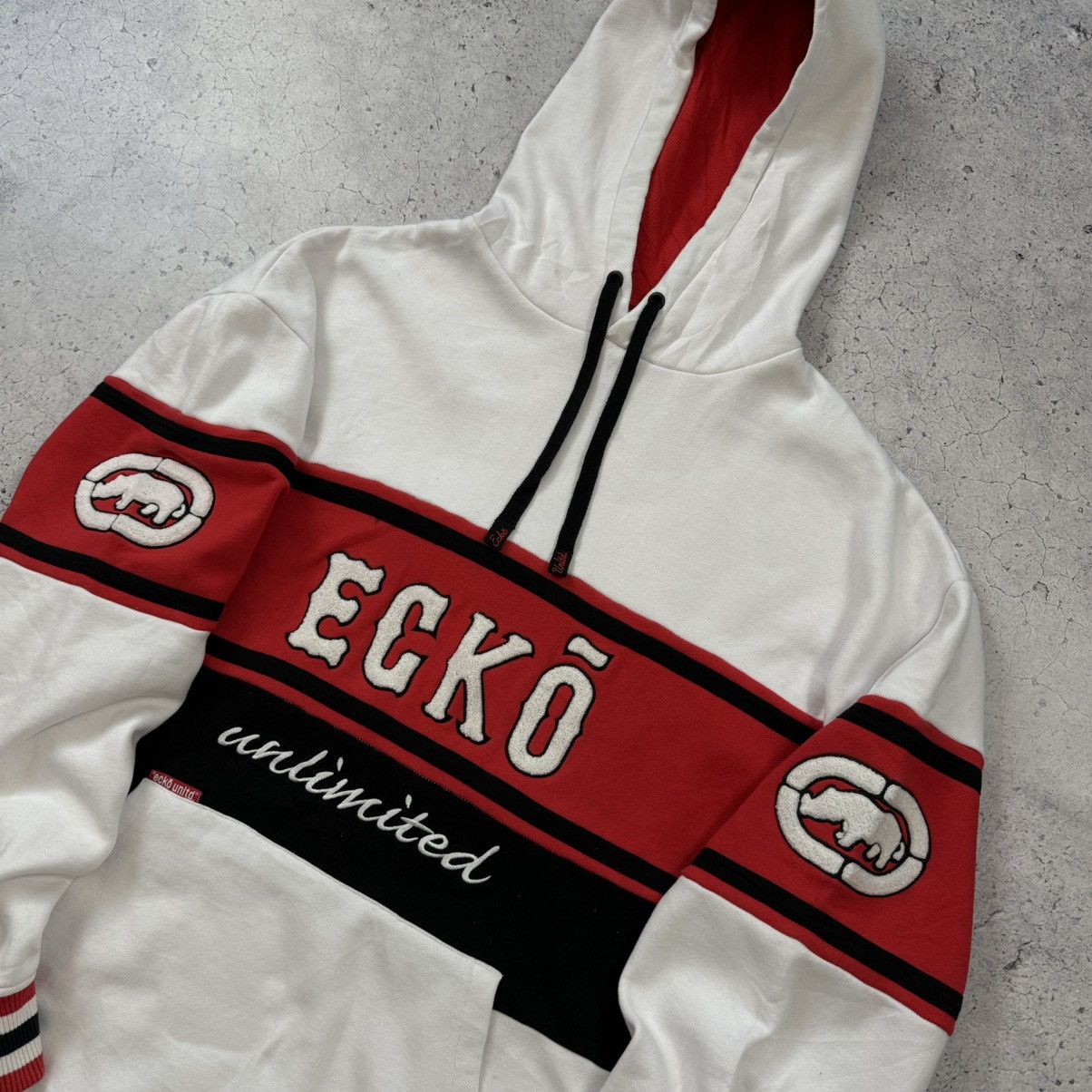 Ecko Unltd. × Marc Ecko Vintage Ecko Unltd Sample Zip Hoodie Embroidered Logo USA Size US L / EU 52-54 / 3 - 2 Thumbnail
