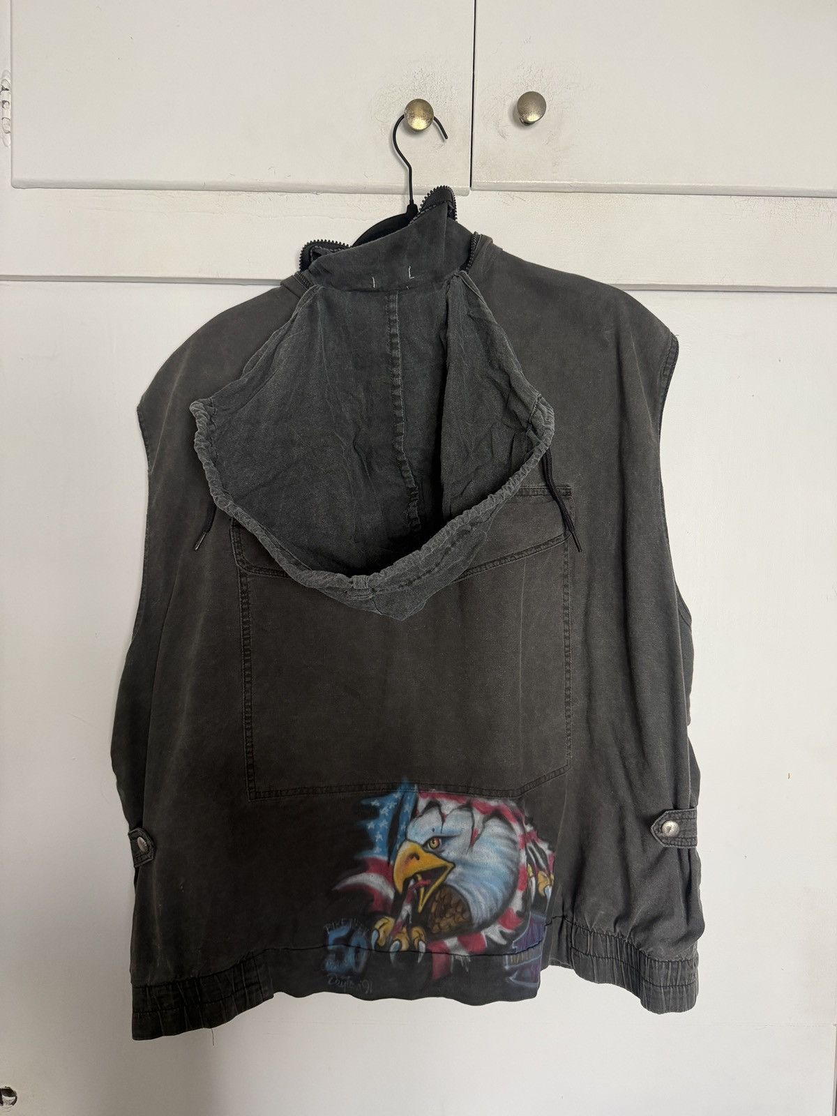 Harley Davidson Harley Davidson vintage vest with retractable hood Size US XL / EU 56 / 4 - 3 Thumbnail