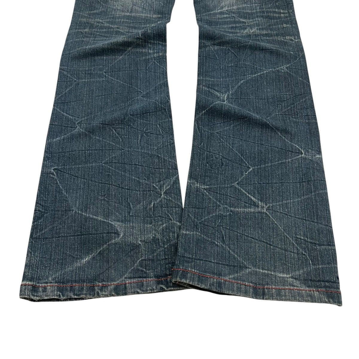 Hysteric Glamour Japanese Embroidered Jeans Clawn Marks Design Size 29" - 9 Thumbnail