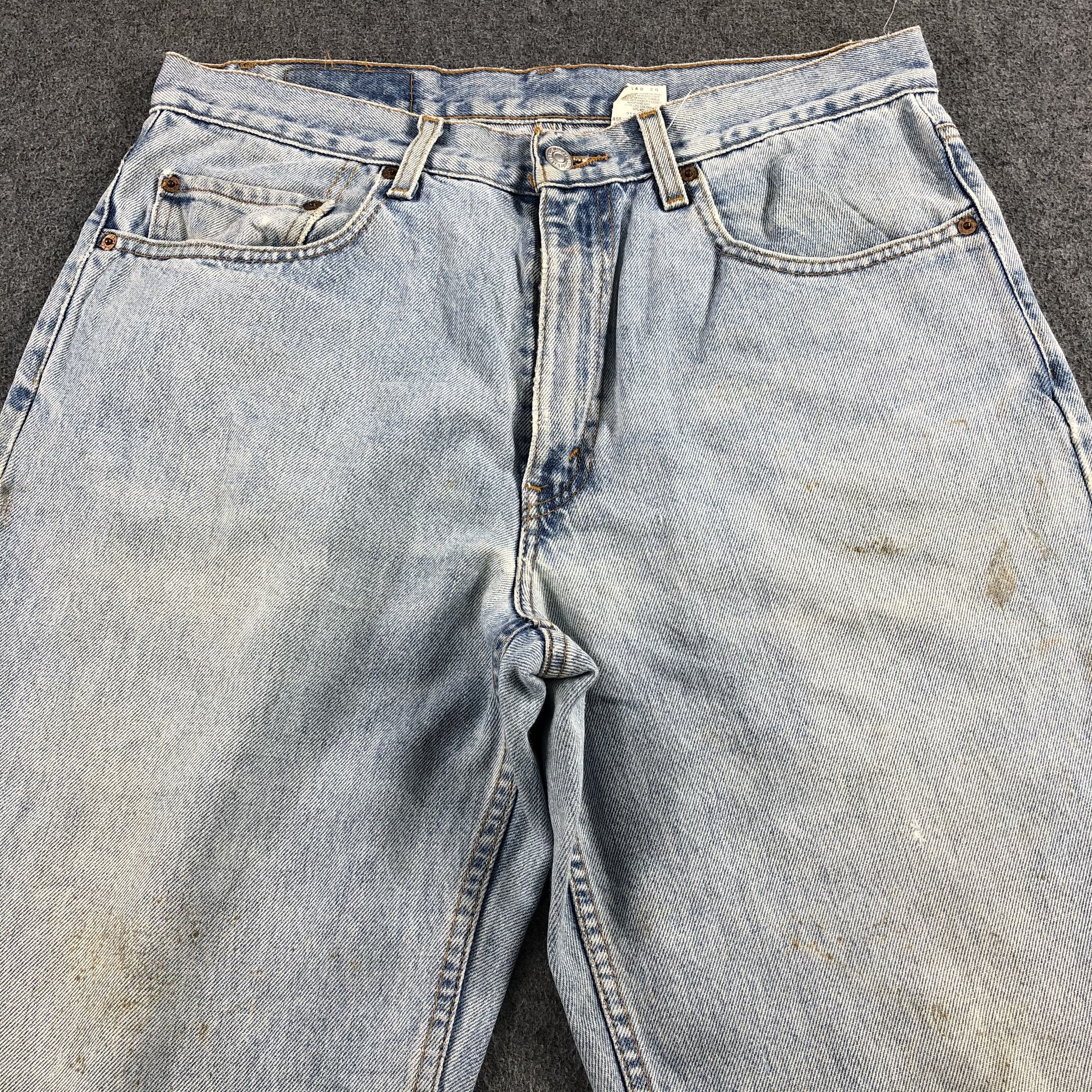 Levi's Vintage 90s Light Wash Levis 550 Jeans-J1993 Size US 34 / EU 50 - 3 Thumbnail