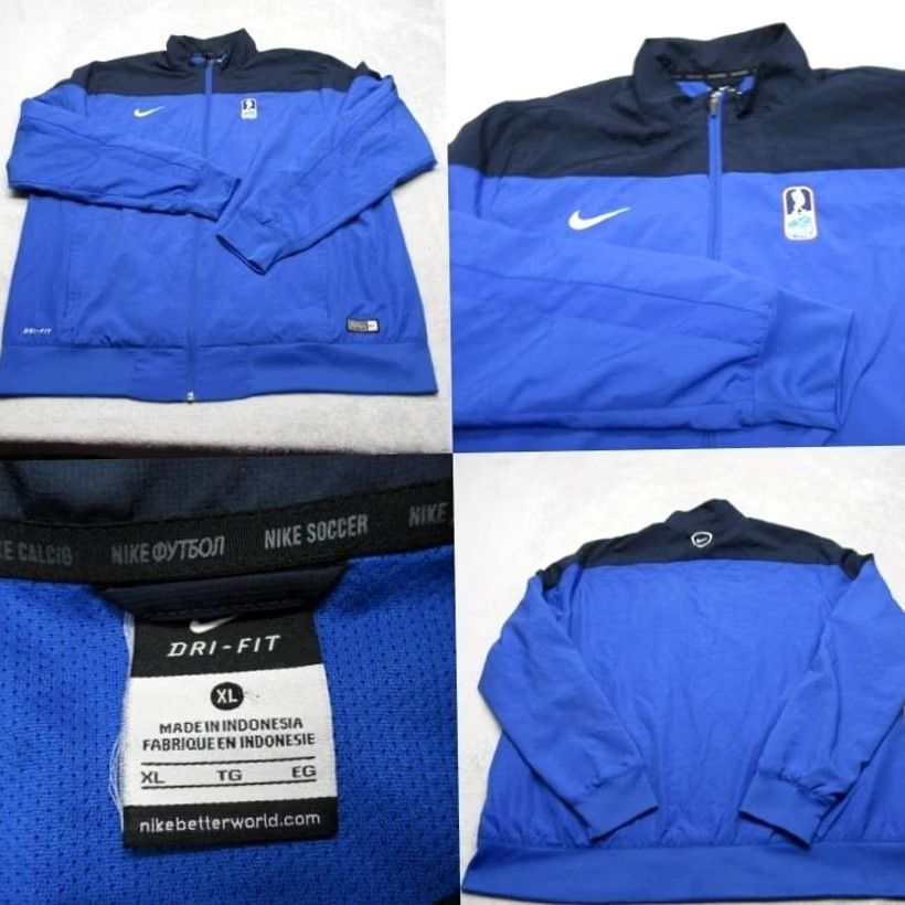 Nike Nike Dri-FIT Jacket Mens XL Royal Blue Zip Soccer Hockey Squad Training Golf Size US XL / EU 56 / 4 - 2 Thumbnail